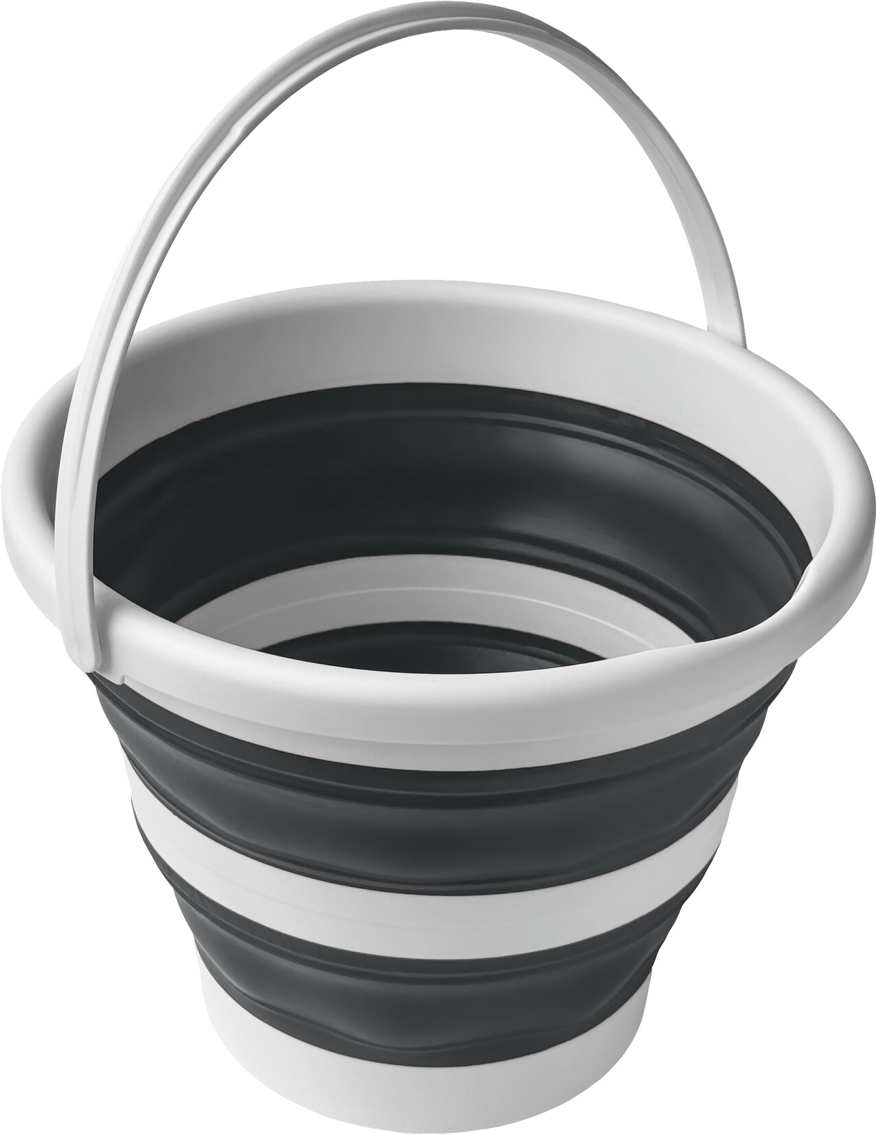 Priva faltbarer Eimer, grau | 04311536082221