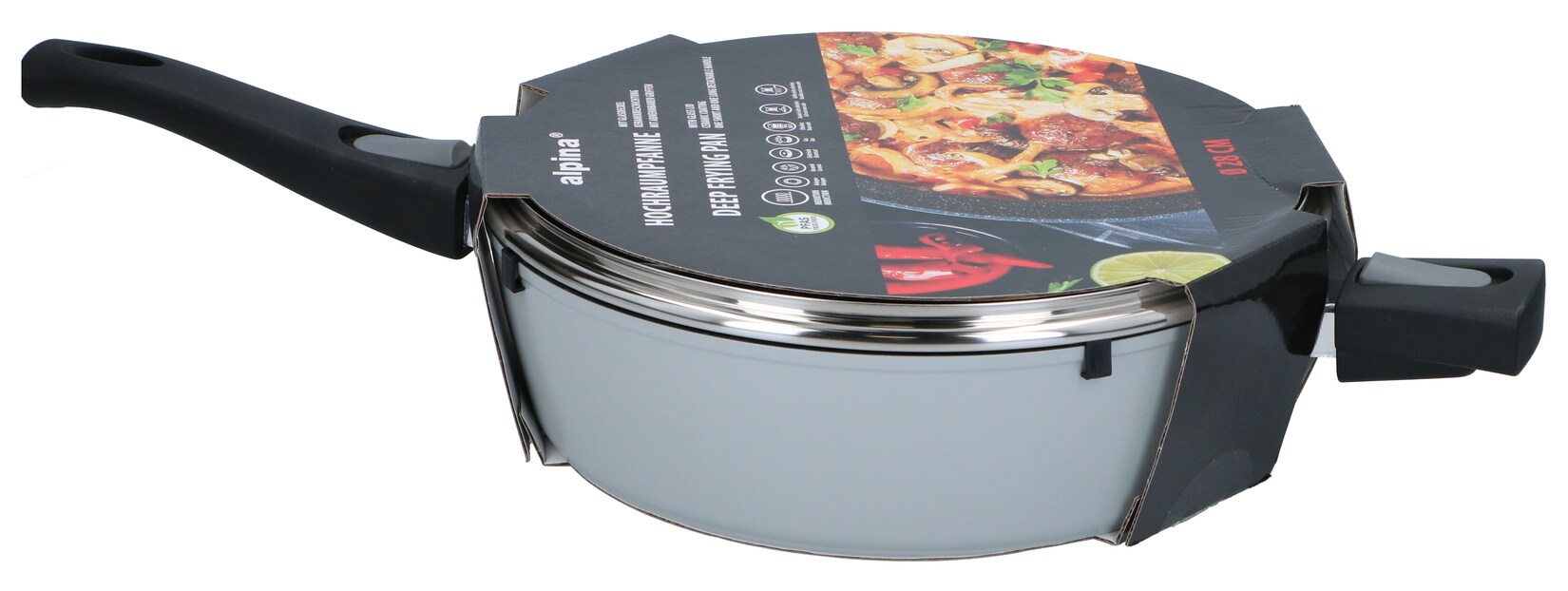 Alpina Servierpfanne 28 cm Frühjahrs-Edition - grau