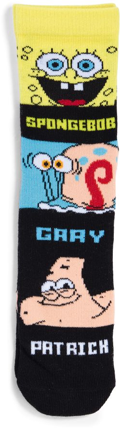 Kinder Socken 3er-Pack Gr. 27/30 Spongebob - Bild 1