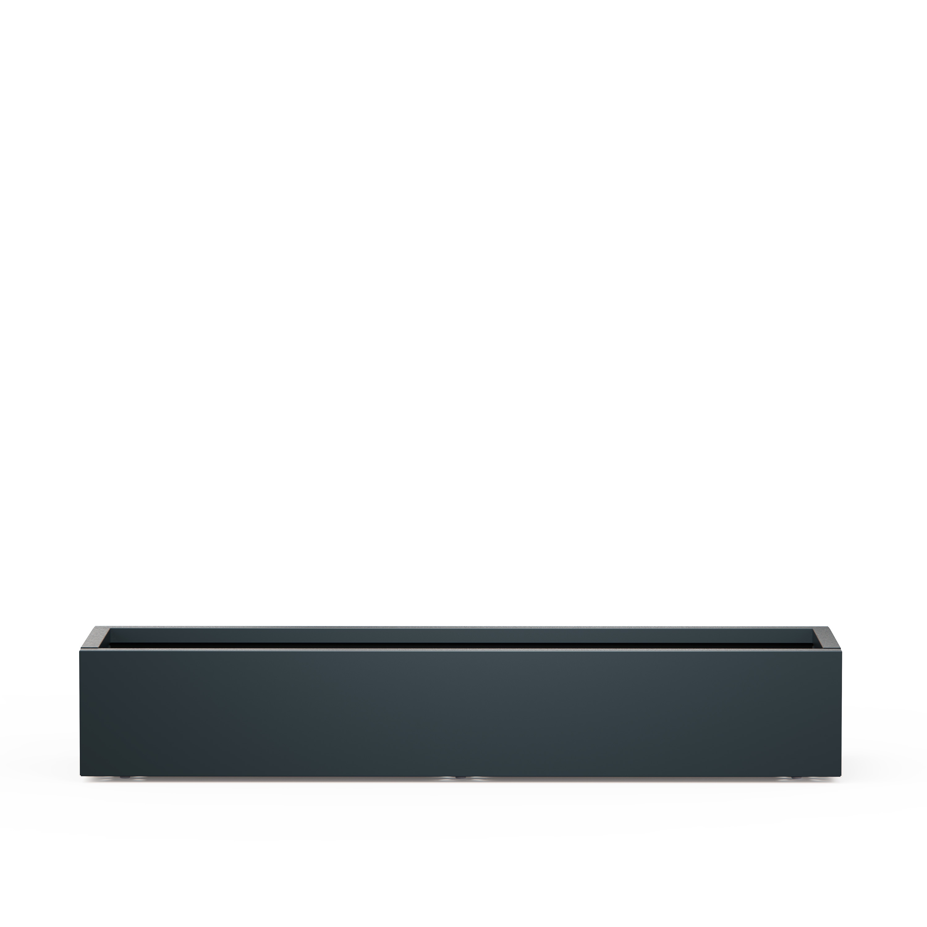 Herstera Garden Pflanzk&uuml;bel Cube anthrazit | 40x150x25cm - Bild 1