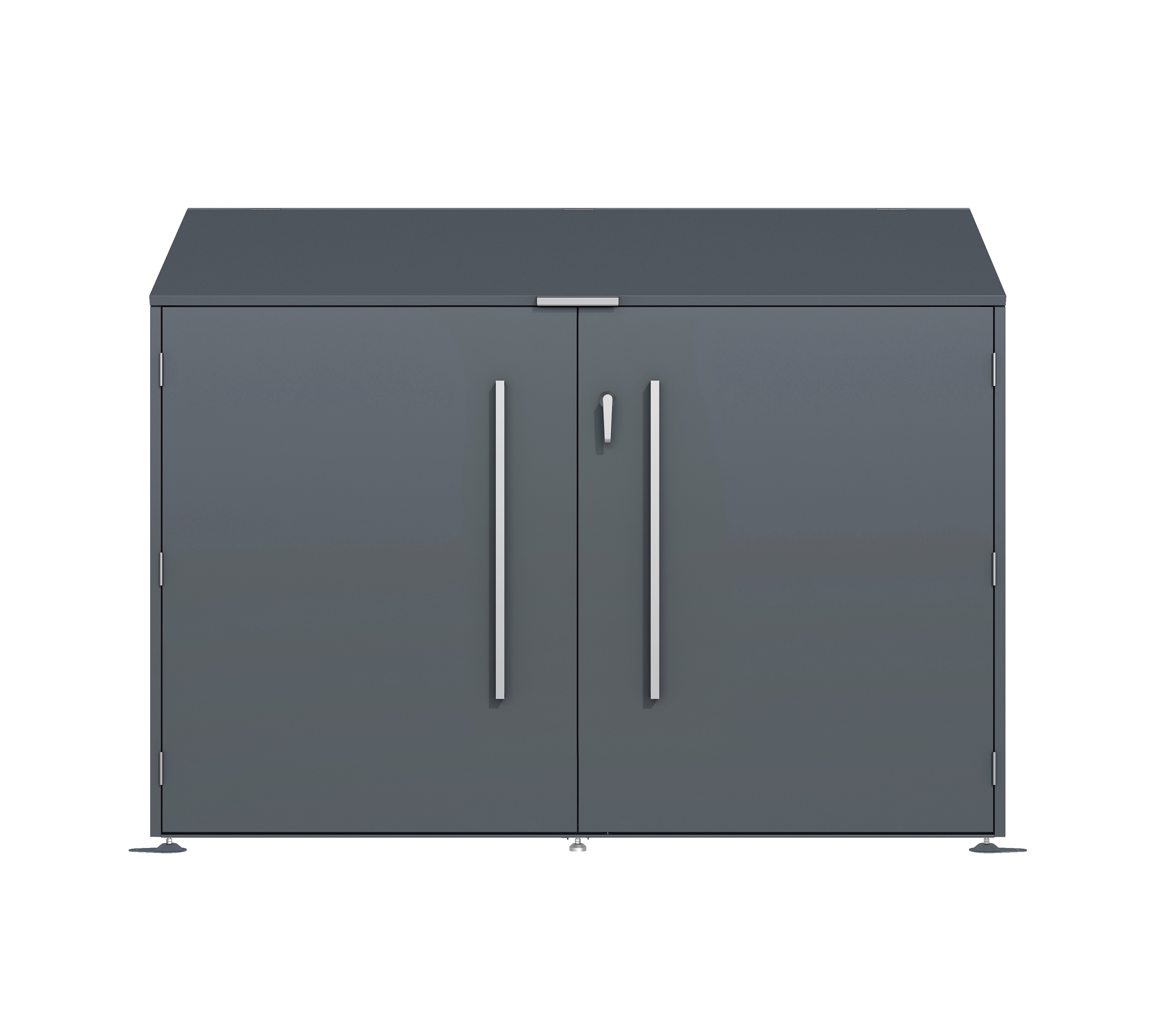 Westmann Fahrradgarage Linea anthrazit | 100x200x154cm - Bild 1