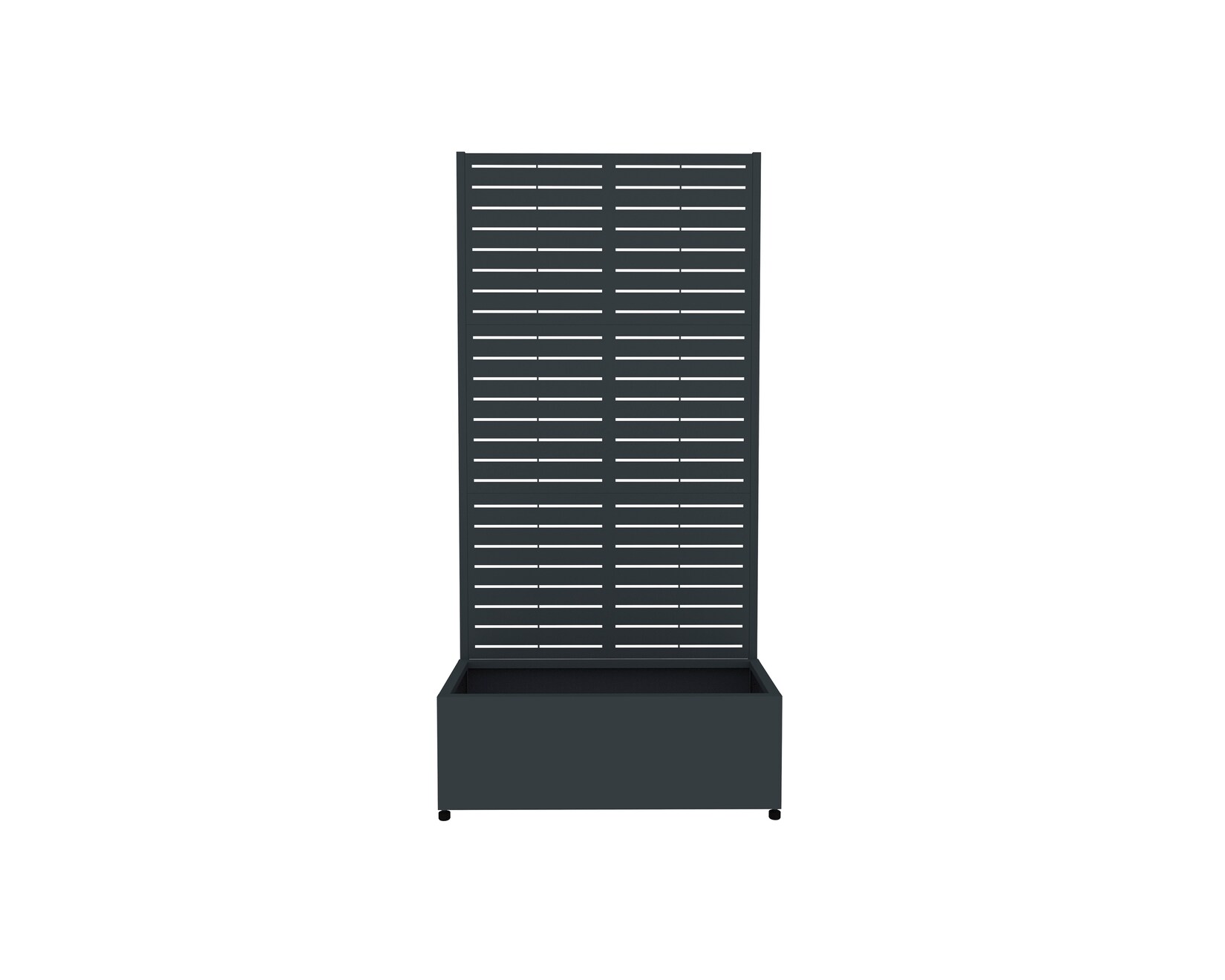 Westmann Pflanzkasten mit Rankgitter Dekora 1 Anthrazit   42,5x90x184cm | 04262519772427