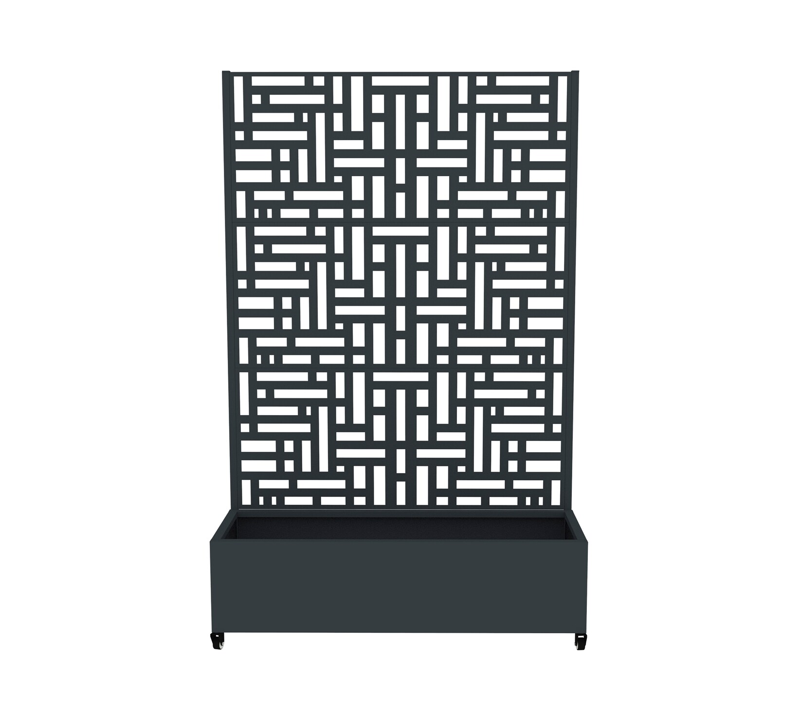 Westmann Pflanzkasten mit Rankgitter Dekora 3 Anthrazit 42,5x120x187cm