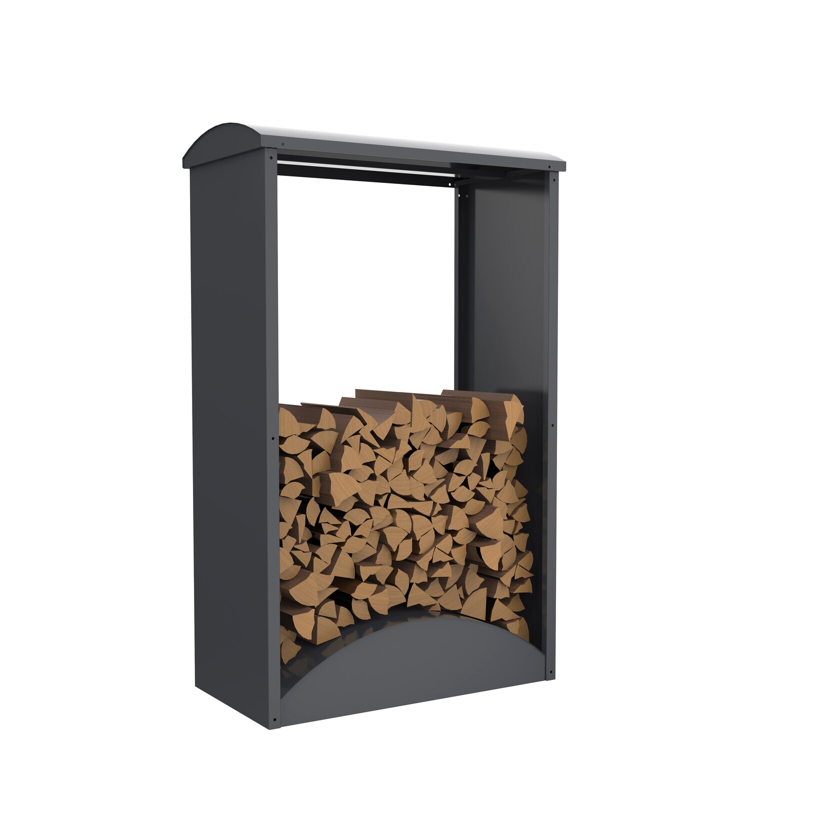 Westmann Kaminholzregal Castra A Anthrazit 52x98x160cm