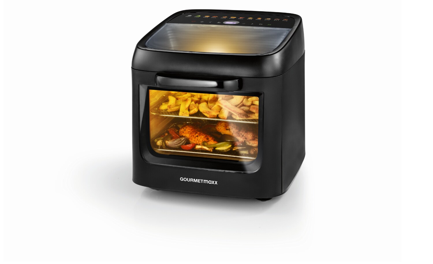 GOURMETmaxx Heißluft-Ofen Panoramadach 1800W | 04067522083597