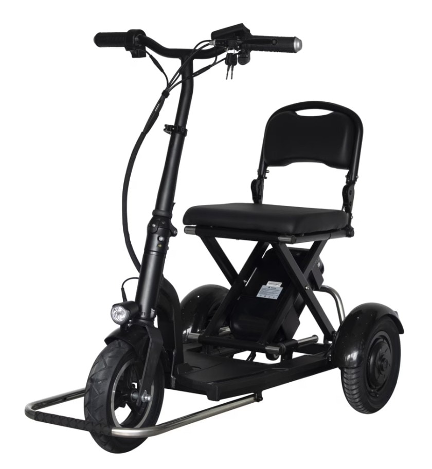 Elektro-Mobilit&auml;tshilfe MoBot Light schwarz - 3 Fahrstufen + R&uuml;ckw&auml;rtsgang /klappbar - Bild 1