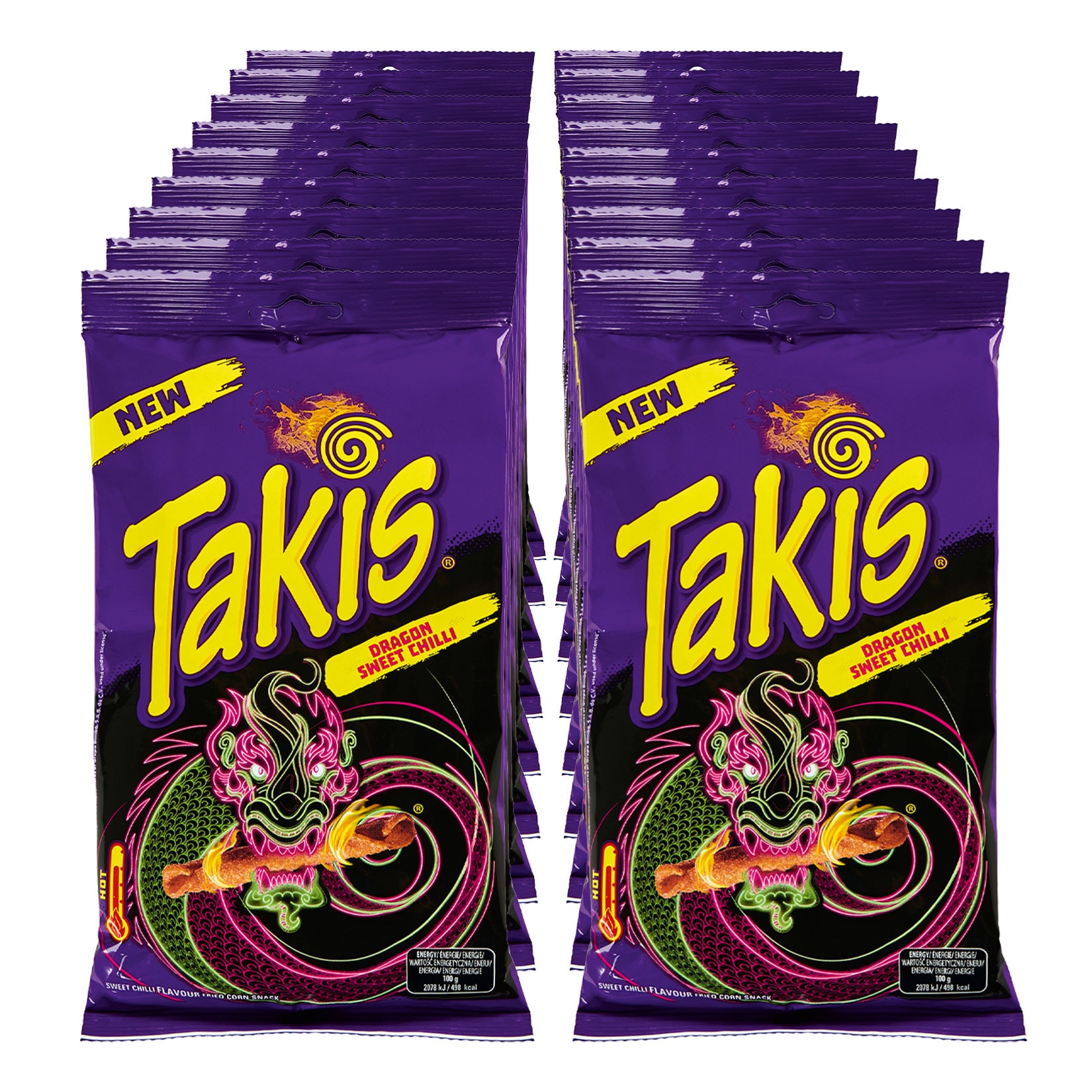 Takis Dragon Sweet Chili 100 g, 18er Pack - Bild 1