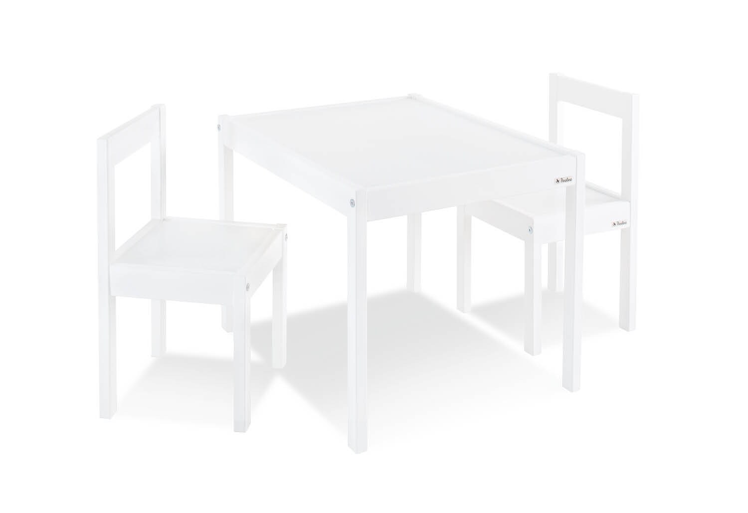 Kindersitzgruppe &bdquo;Olaf&rdquo;, wei&szlig;, 3-tlg. - Bild 1