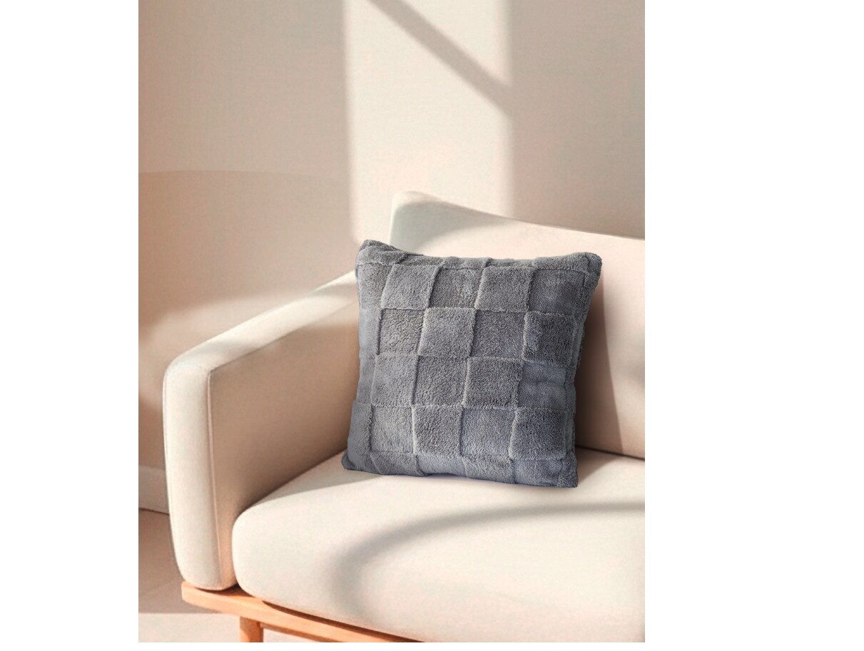 Dekor Dekokissen -Karo Anthrazit | 04311536095290