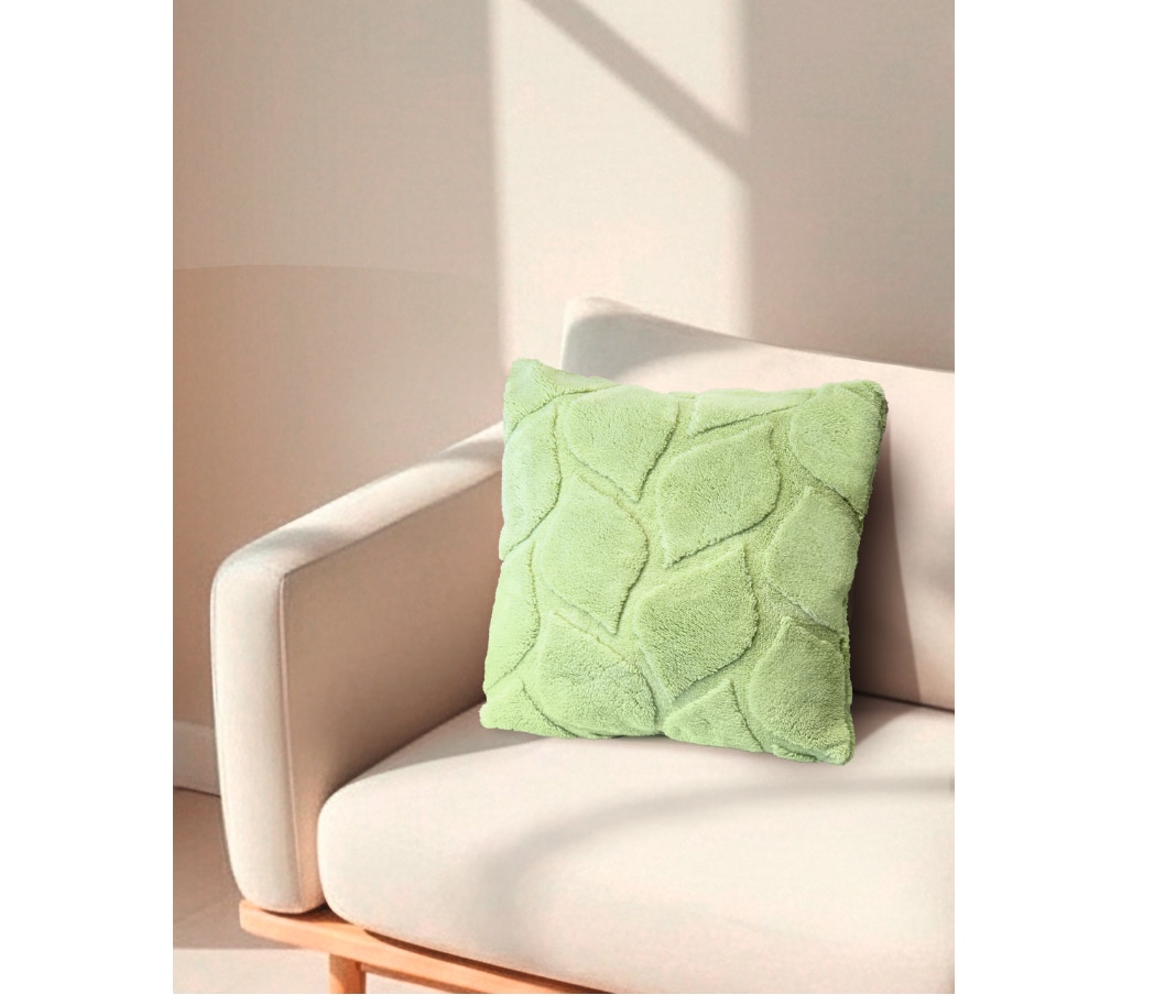 Dekor Dekokissen -Bl&auml;tter gr&uuml;n - Bild 1