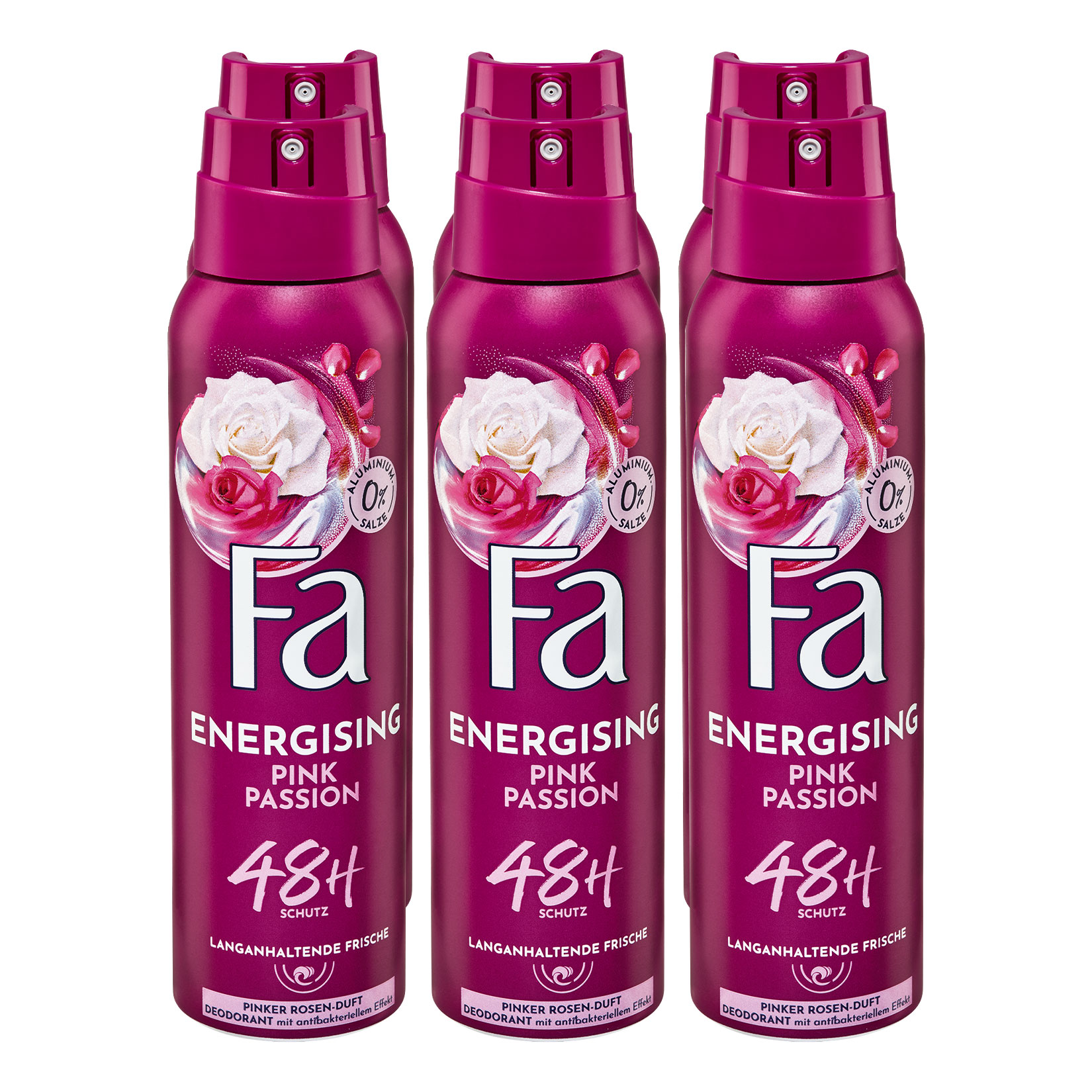 Fa Deospray Pink Passion 150 ml, 6er Pack - Bild 1