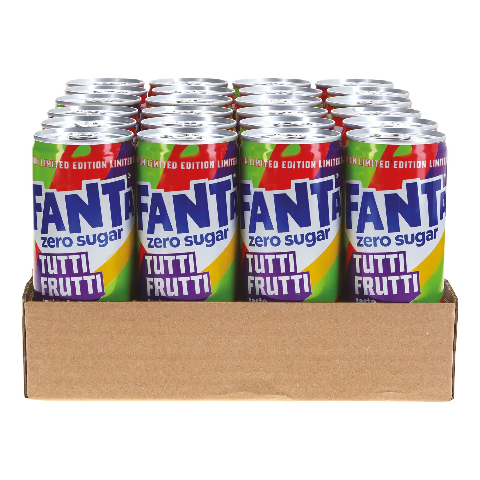 Fanta Tutti Frutti Zero 0,33 Liter Dose, 24er Pack