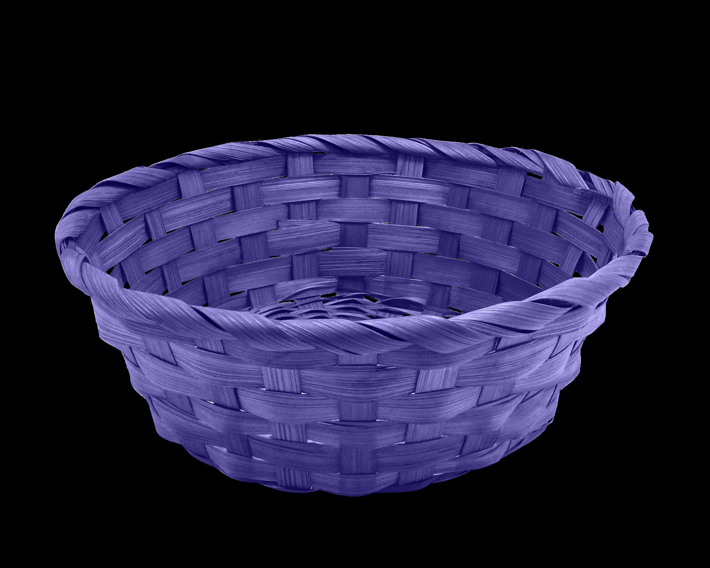 Osterkorb geflochten lila - Bild 1