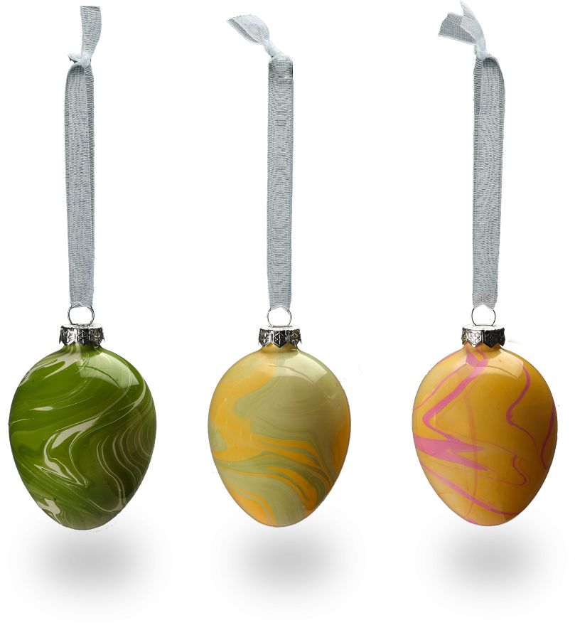 Dekor Glaseier 3er Set, Colormix - Bild 1