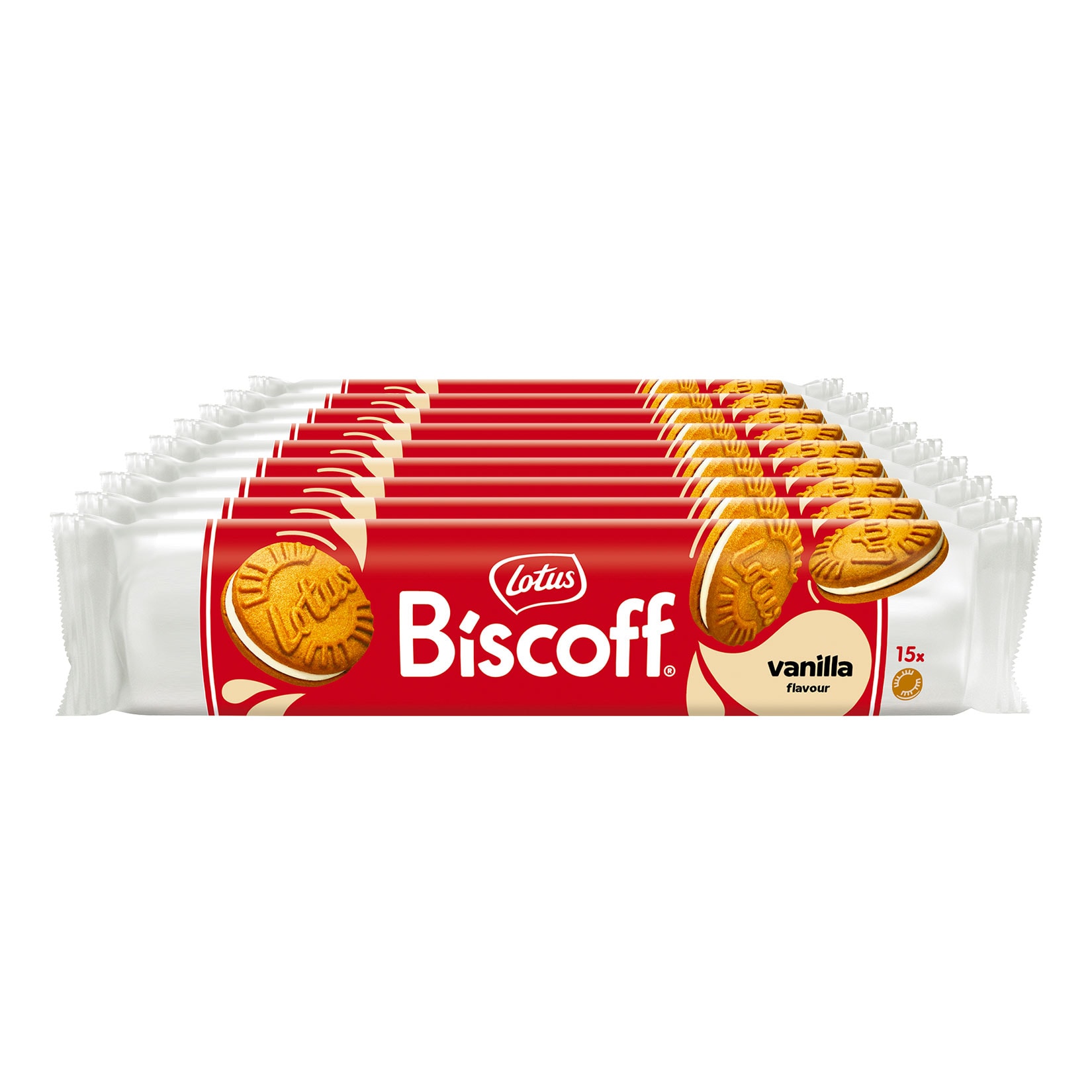 Biscoff Doppelkeks Vanille 150 g, 9er Pack - Bild 1