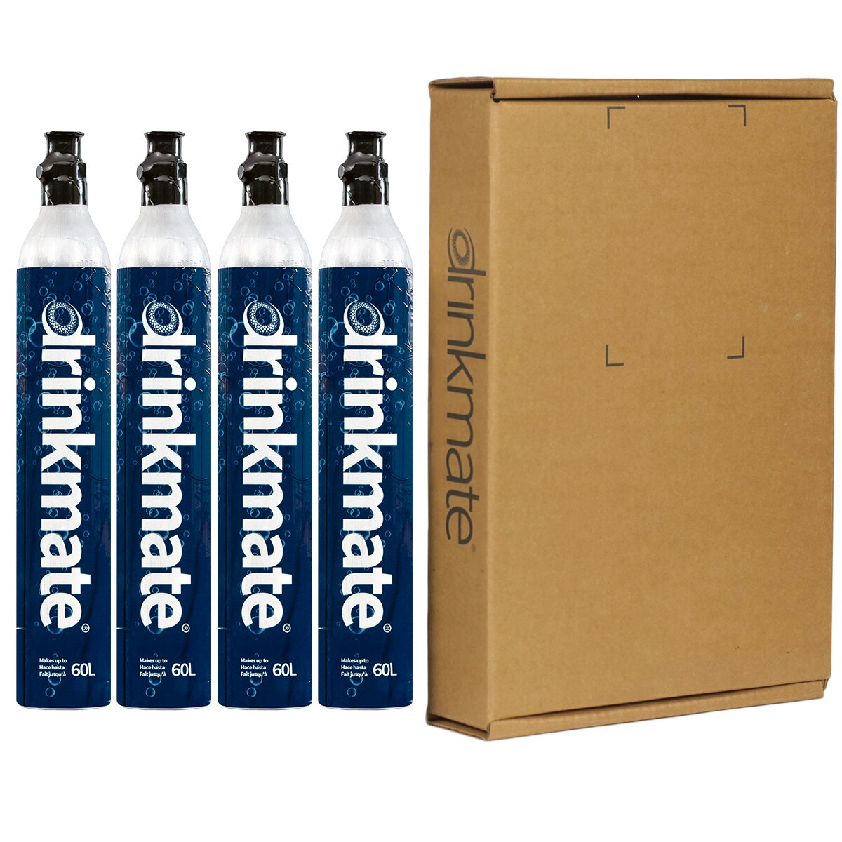 Drinkmate 60L CO2-Zylinder - Viererpack - Bild 1