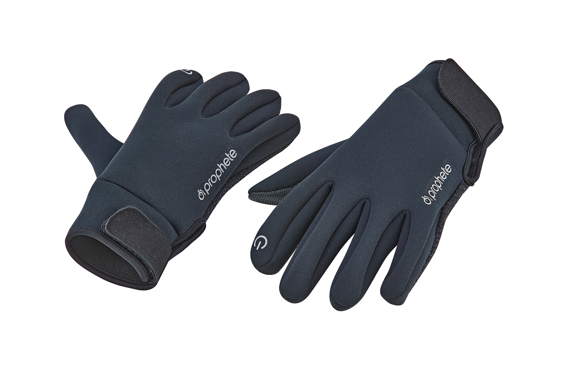 Winter Fahrradhandschuhe, wasserabweisendes und winddichtes Material, Relfektionselemente, Fleecef&uuml;tterung, Gr&ouml;&szlig;e: L/XL, Farbe: schwarz - Bild 1
