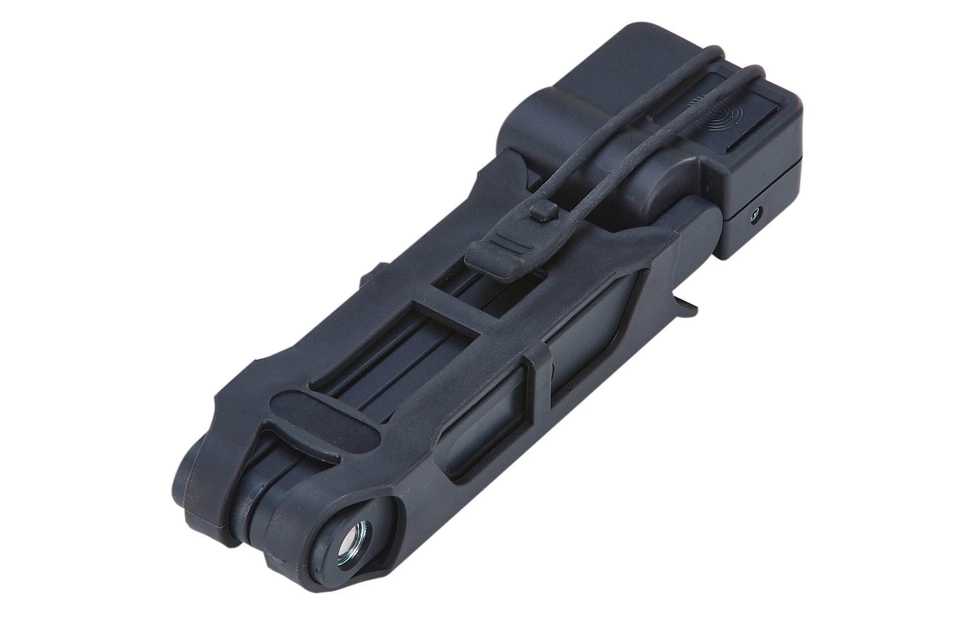 Faltschloss, mit Fingerabdrucksensor, mit Zahlenwalze , inkl. Halt, Schwarz, L&auml;nge 80 cm - Bild 1