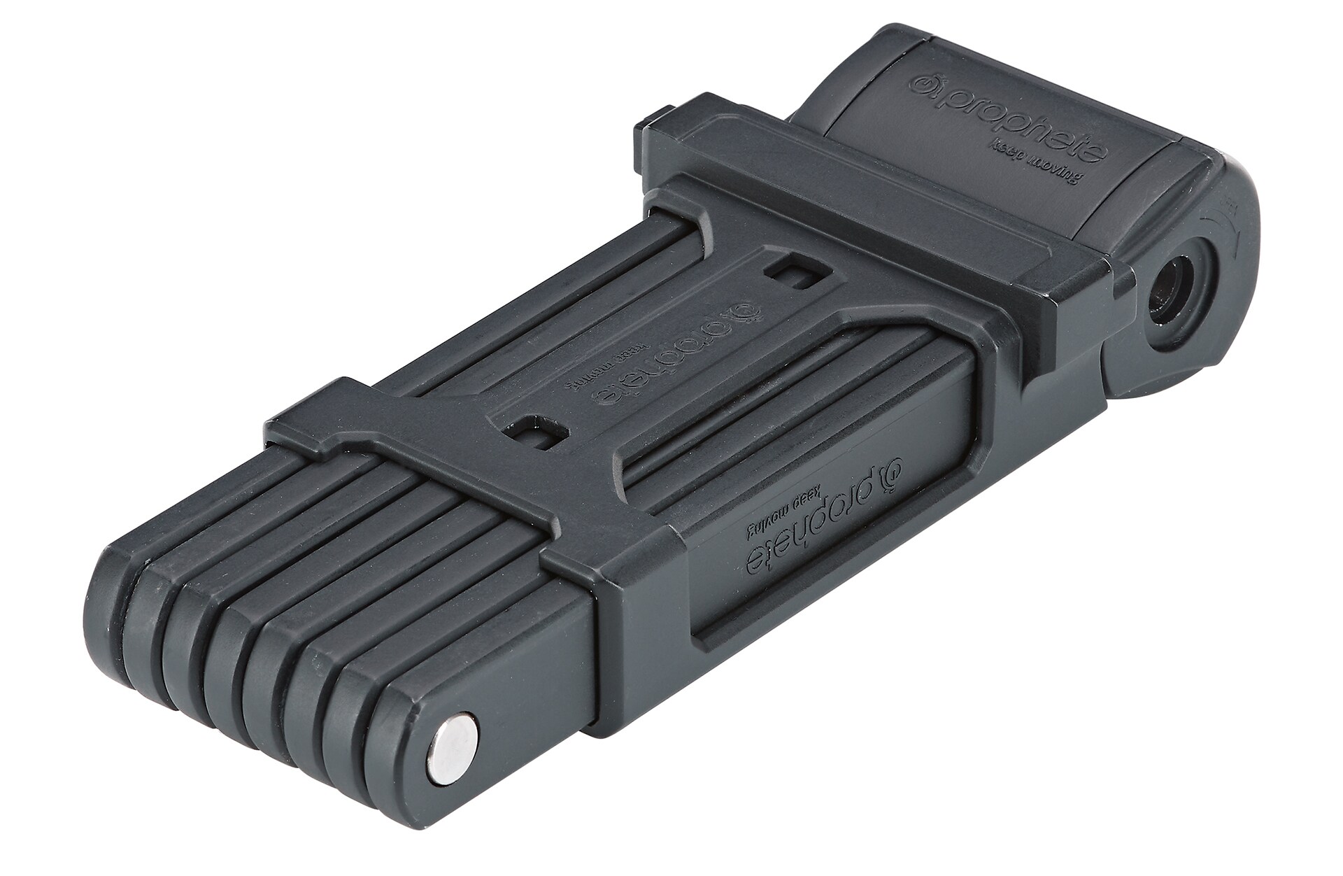 XXL Faltschloss, inkl. 2 Laser-Cut Schl&uuml;ssel (1x mit LED), inkl. Rahmenhalterung, Silikonummantelung, L&auml;nge: 120 cm - Bild 1