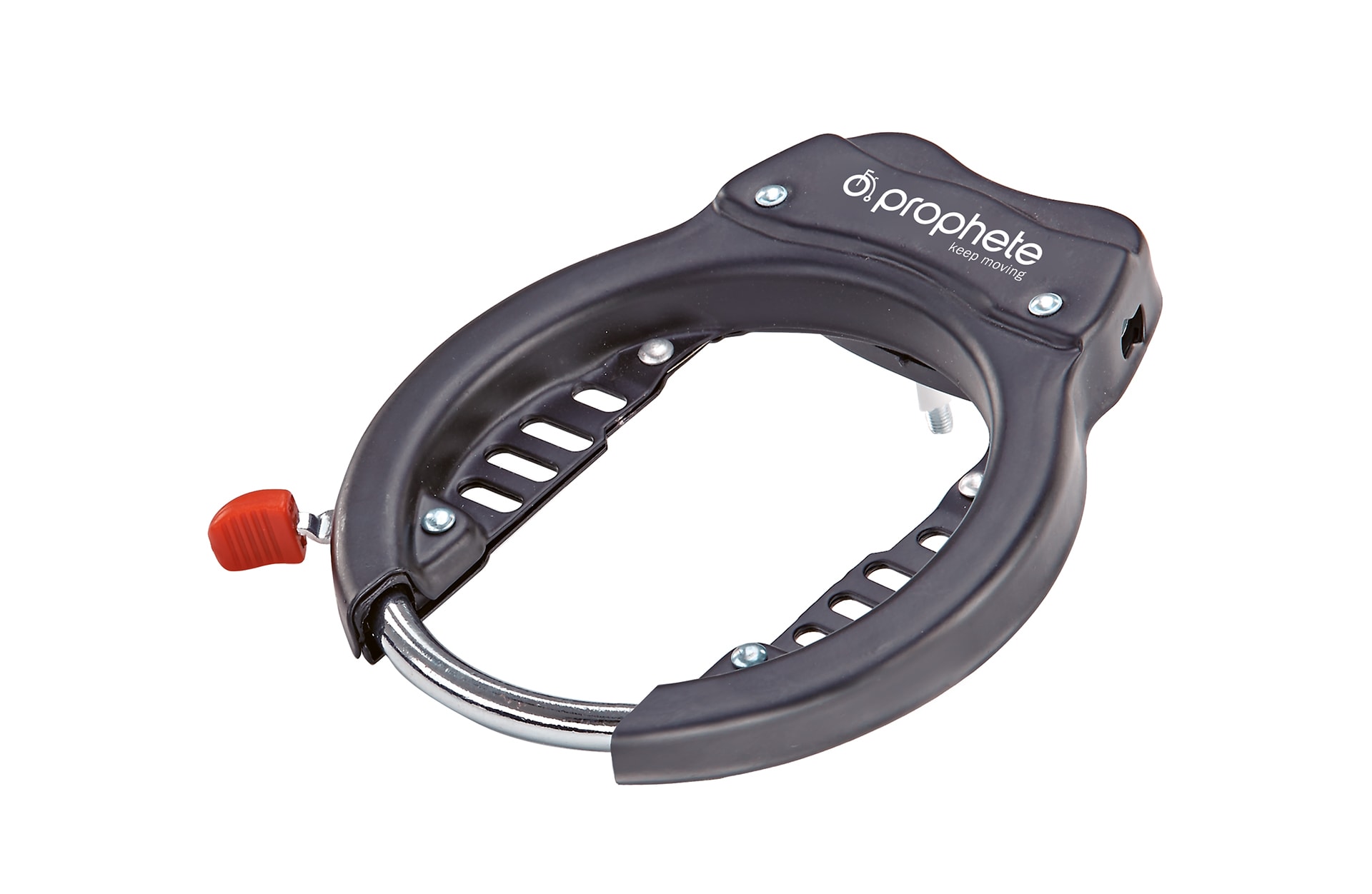 Rahmenschloss, inkl. 2 Schl&uuml;ssel (1x mit LED), inkl. Rahmenhalterung, mit Kindersicherung, Raddurchlauf: 57 mm - Bild 1