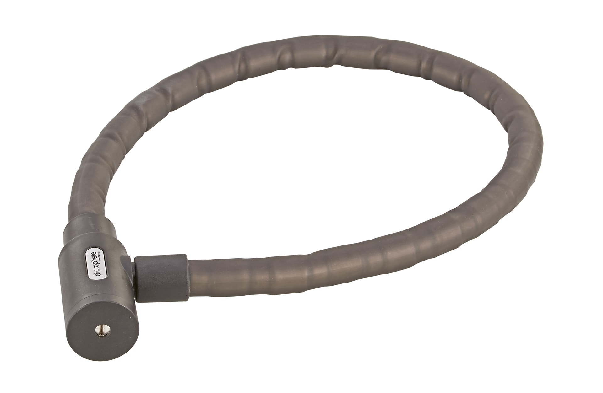 Panzerkabelschloss, inkl. 2 Laser-Cut Schl&uuml;ssel (1x mit LED), Schlie&szlig;automatik, Wegfallsperre, Staubschutzkappe, L&auml;nge: 100 cm - Bild 1