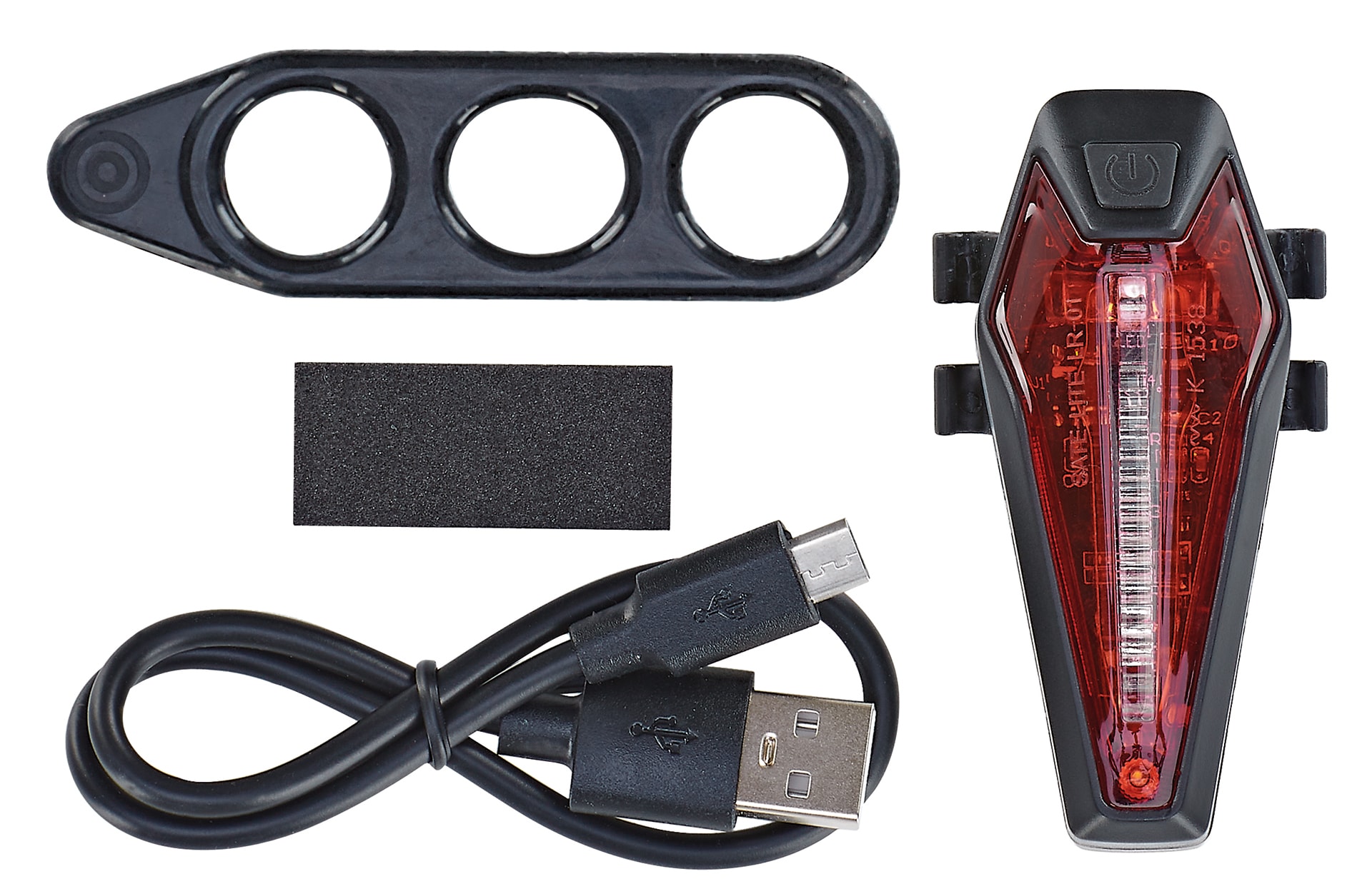 LED USB-Akkur&uuml;cklicht, mit Li-Ion Akku, aufladbar per Micro-USB, 220&deg; Sichtbarkeit - Bild 1