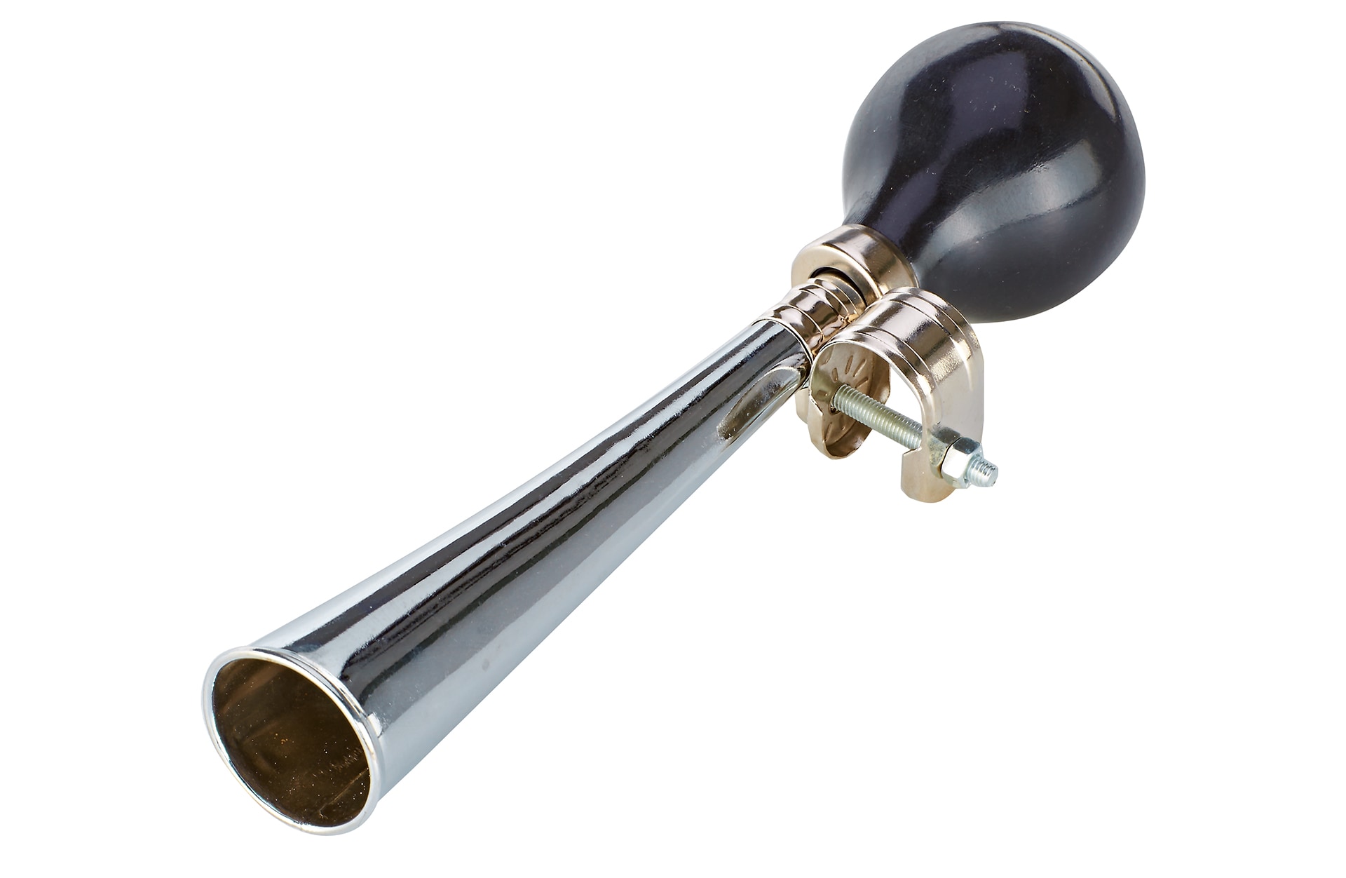 Einklang-Ballhupe, f&uuml;r Lenkerbefestigung, verchromt, Farbe: silber - Bild 1