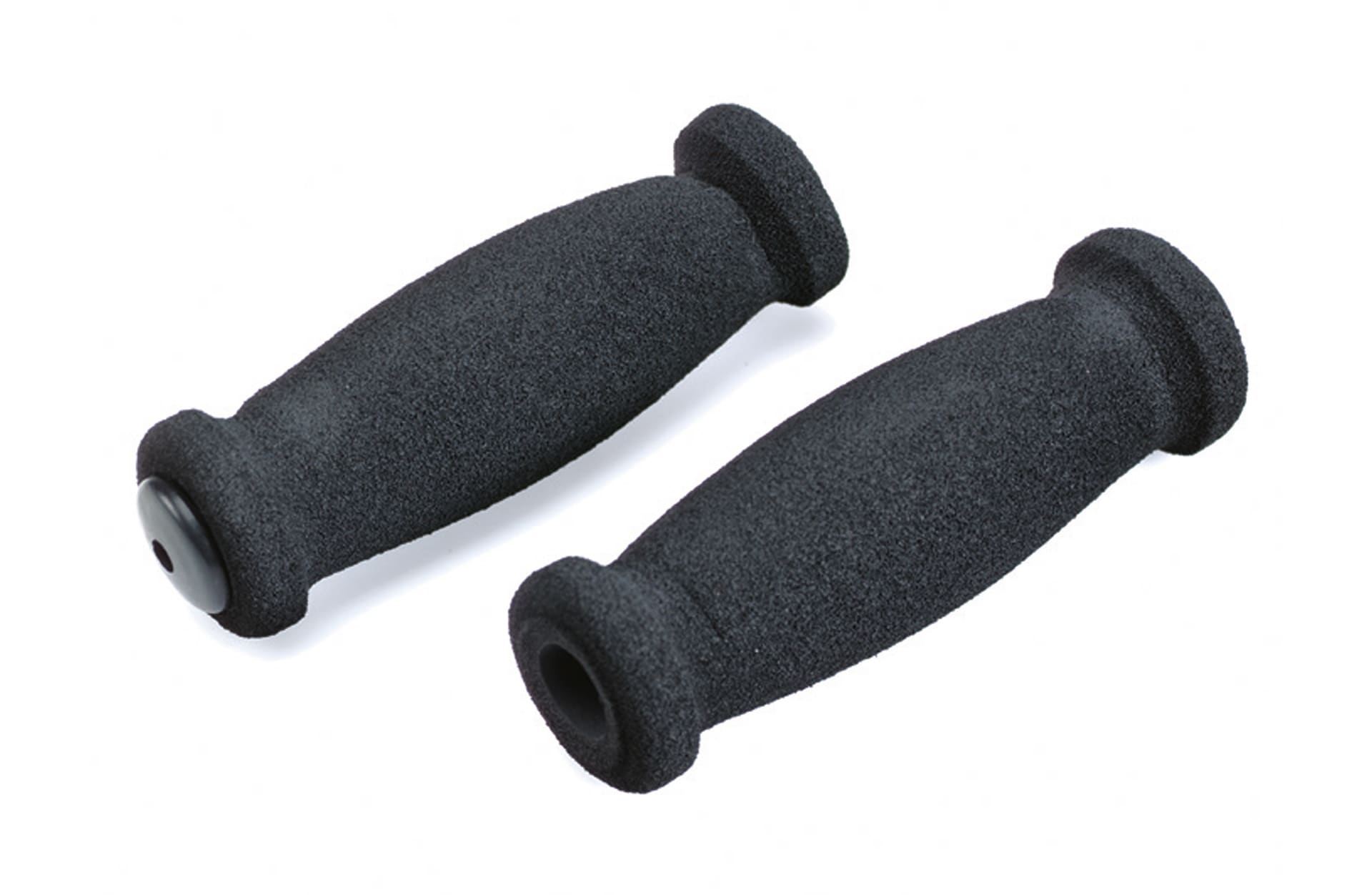 Soft-Griffe, mit Lenkerstopfen, L&auml;nge: 130 mm, Farbe: schwarz - Bild 1