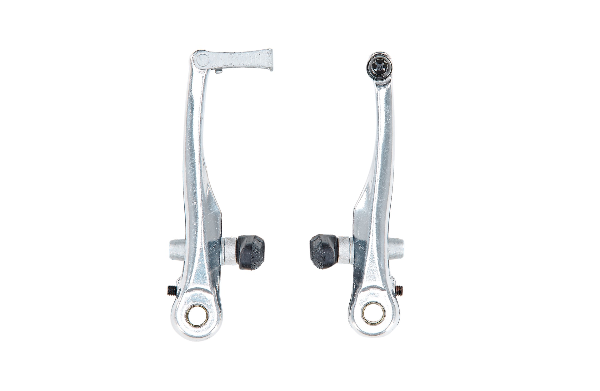 Alu-V-Bremsk&ouml;rper, inkl. Verbindungsrohr, f&uuml;r vorne oder hinten, mit Bremsschuhen f&uuml;r Alu-Felge, 2 St&uuml;ck - Bild 1