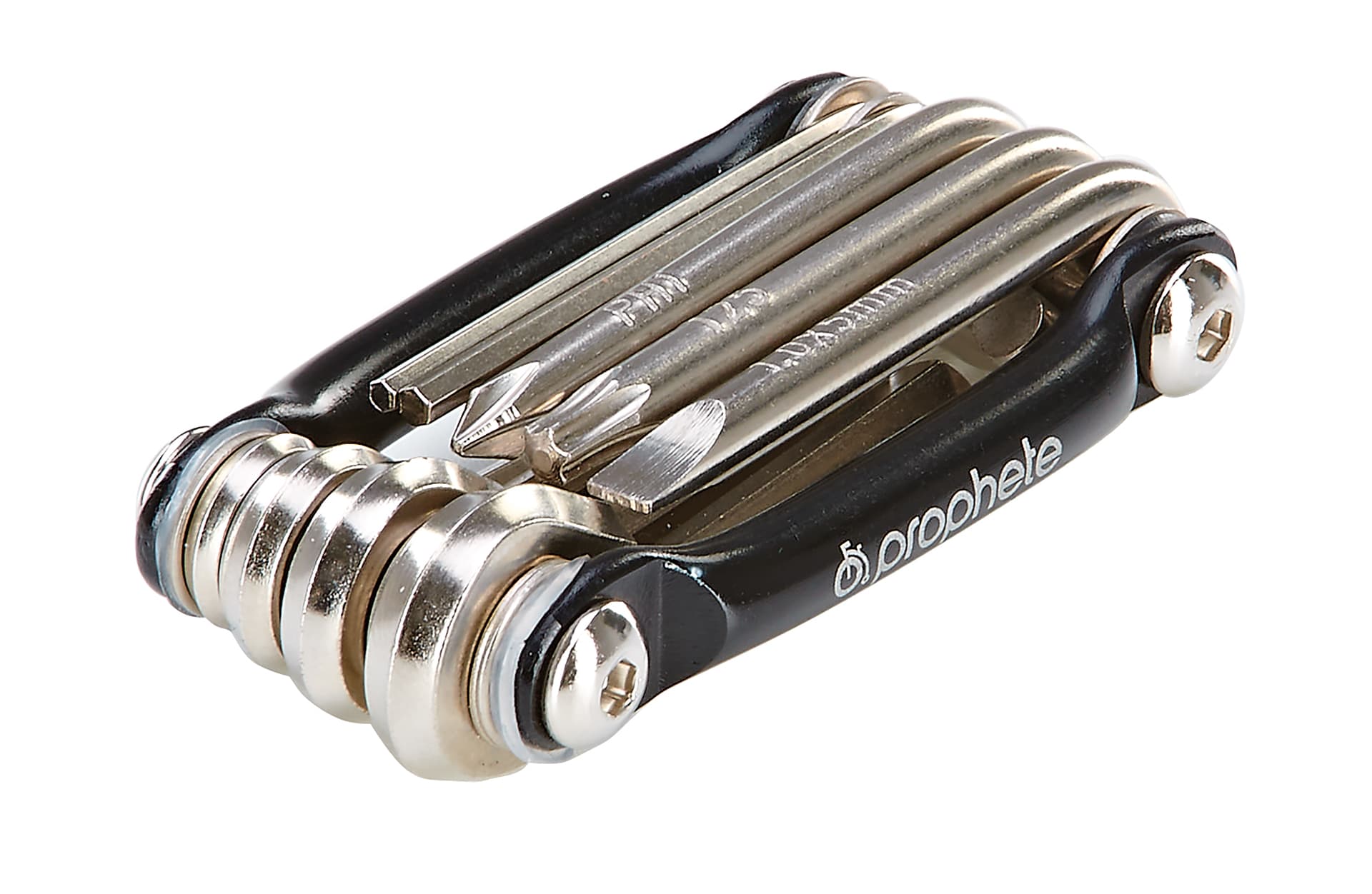 Multifunktionswerkzeug, 9 Funktionen, Innen-Sechskantschl&uuml;ssel (2,2.5,3,4,5,6 mm), Innenrundschl&uuml;ssel, Schlitzschraubendreher, Kreuzschraubendreher - Bild 1