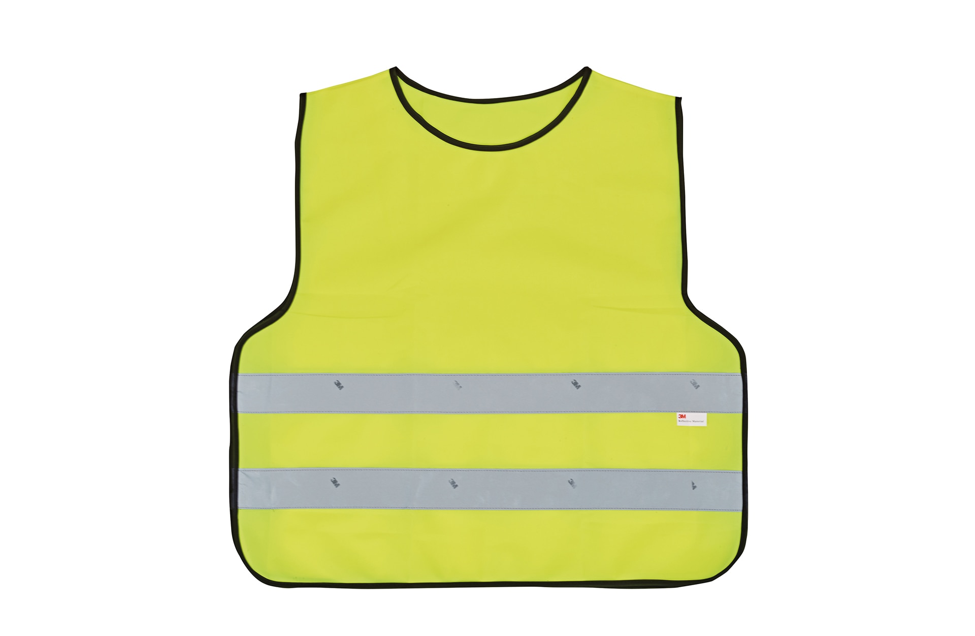 Sicherheitsweste f&uuml;r Erwachsene, mit 3M Reflex-Material, elastischer Gummibund und verstellbare Klettverschl&uuml;sse, Farbe: neongelb - Bild 1