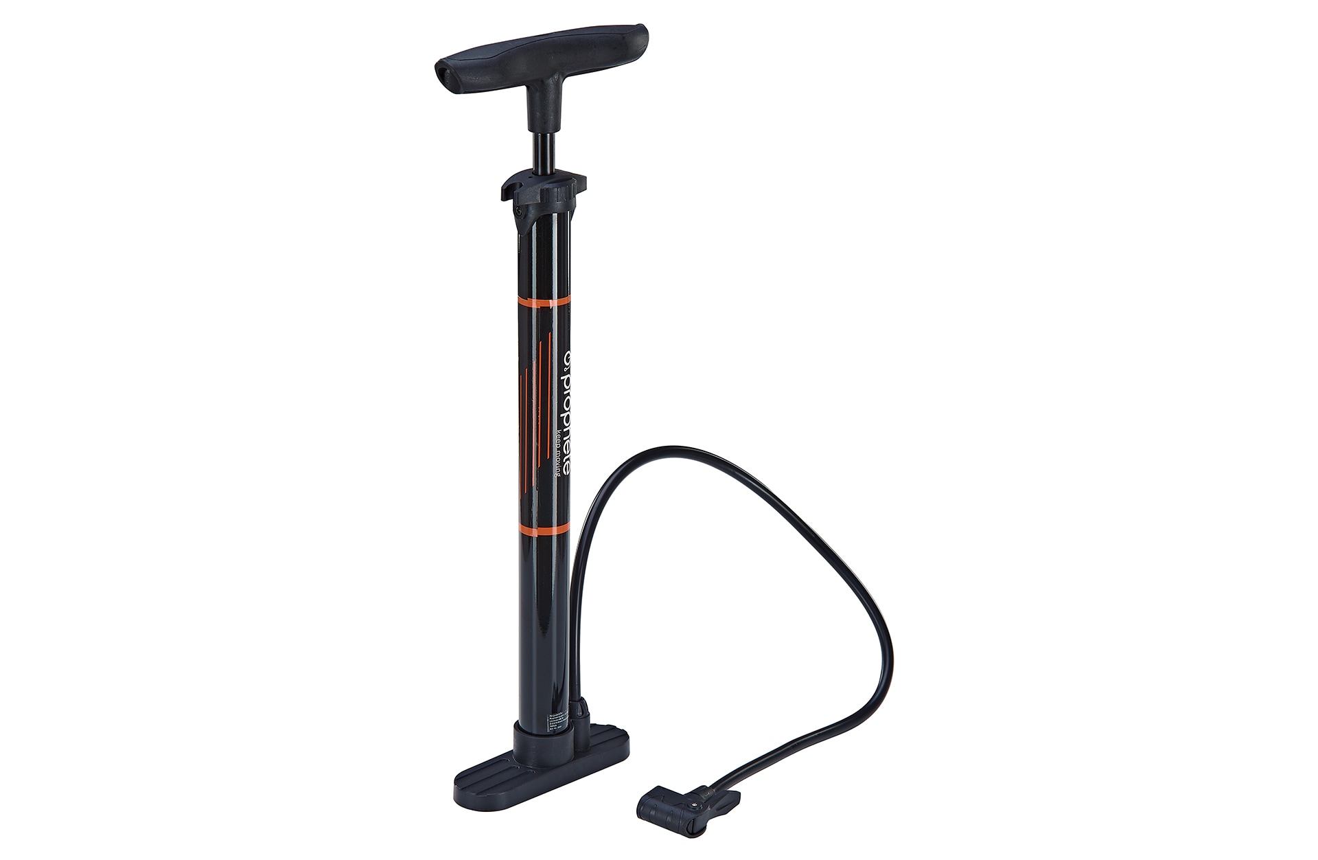 Standpumpe, f&uuml;r alle Ventilarten, 8 bar, ergonomisch geformter Griff, Stahl - Bild 1