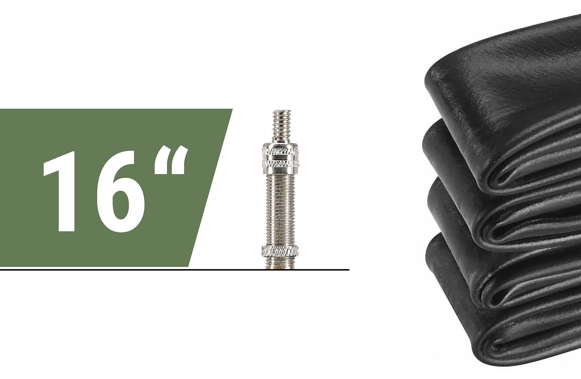 Fahrradschlauch 16" x 1.75 x 2.00, Dunlopventil - Bild 1