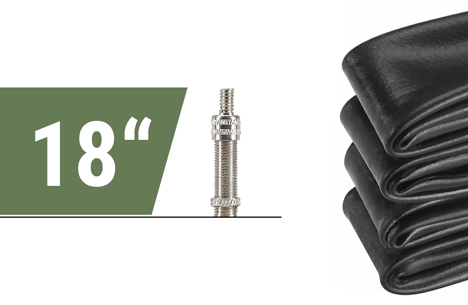 Fahrradschlauch 18" x 1.75 x 2.00, Dunlopventil - Bild 1