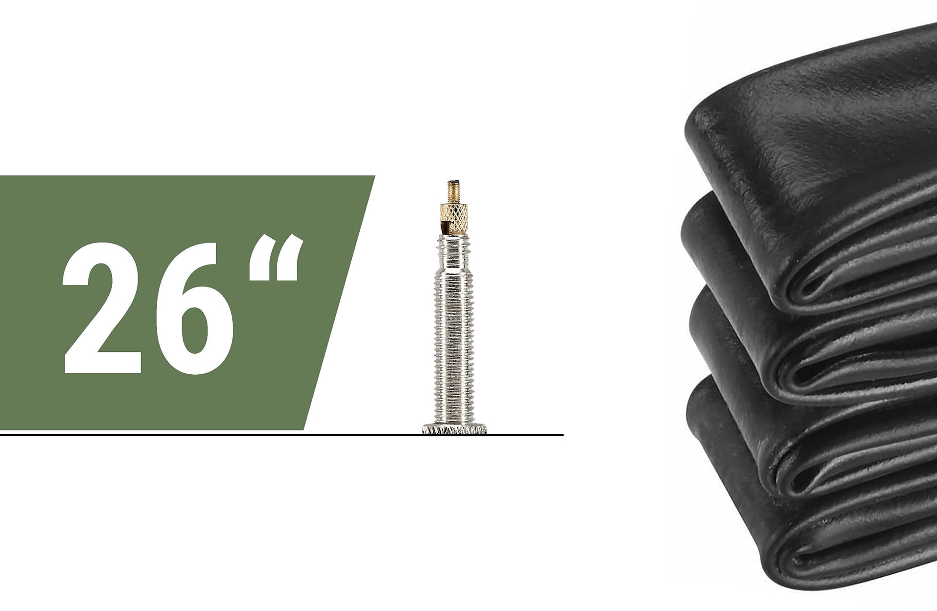 Fahrradschlauch 26" x 1.75 - 2.125, Sclaverandventil - Bild 1