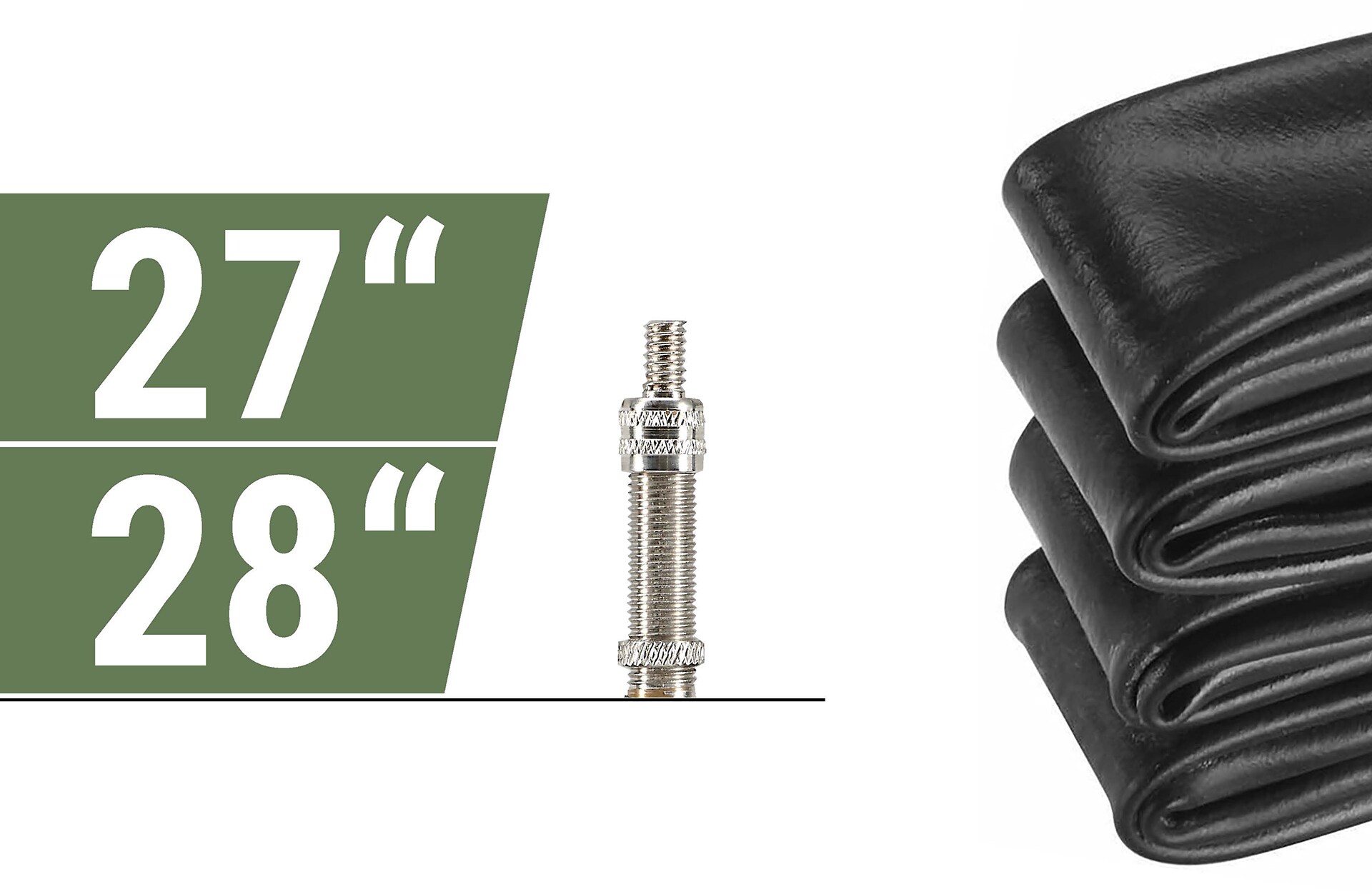 Gruppenschlauch 27" x 1 1/8 - 28" x 1.50, Dunlopventil - Bild 1