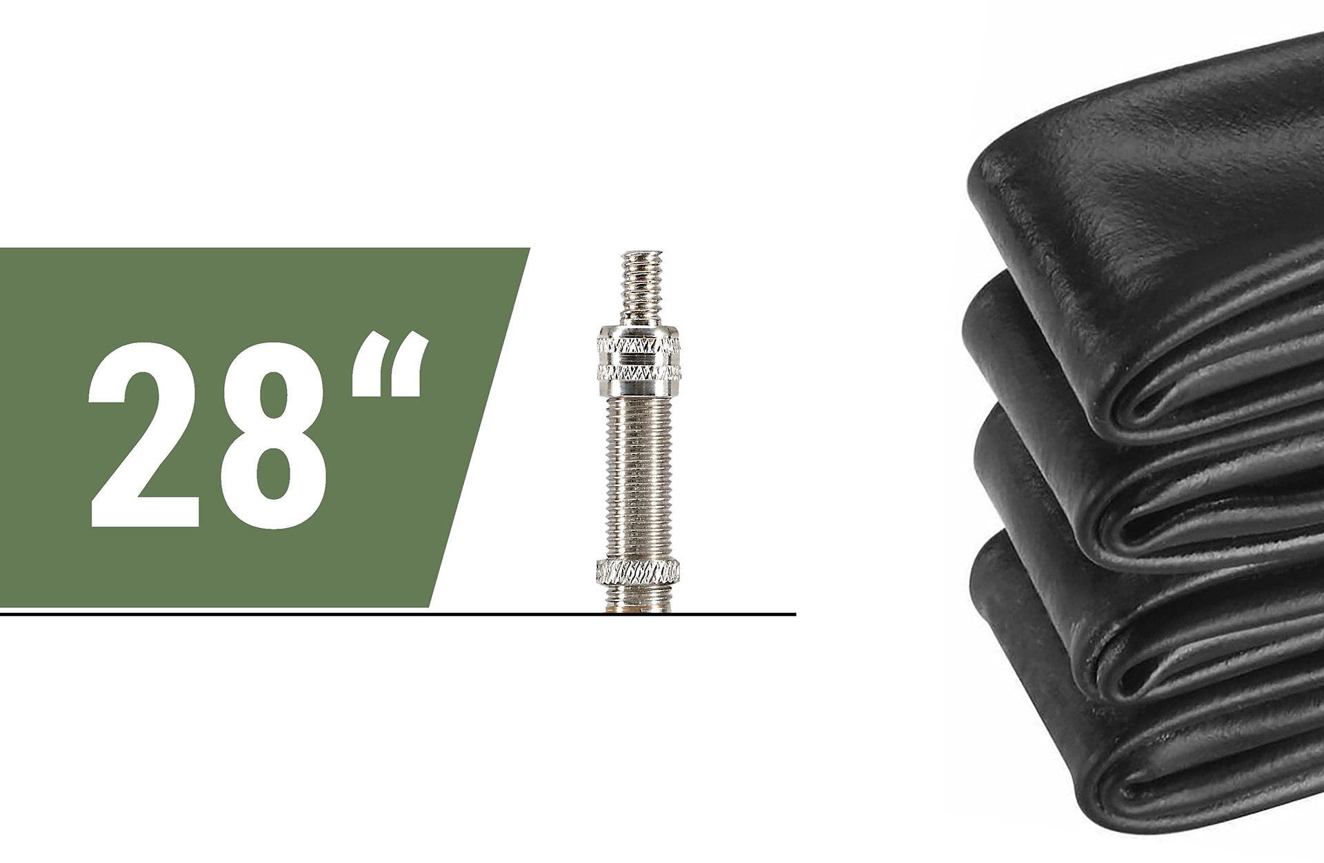 Fahrradschlauch 28" x 1.75 - 2.00, Dunlopventil - Bild 1