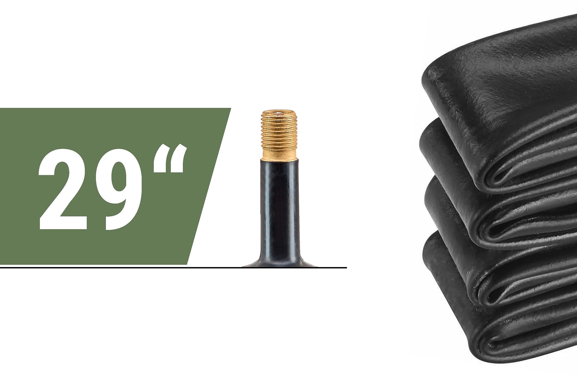 Fahrradschlauch 29" x 2.00 - 2.35, MTB Schlauch, Autoventil - Bild 1