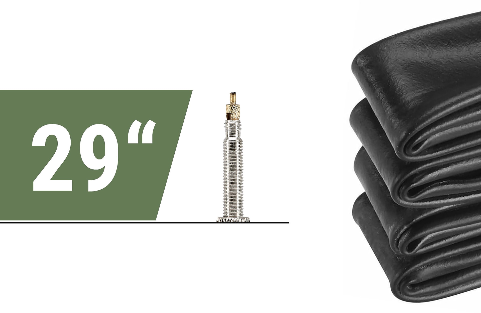 Fahrradschlauch 29" x 2.00 - 2.35, MTB Schlauch, Sclaverandventil - Bild 1