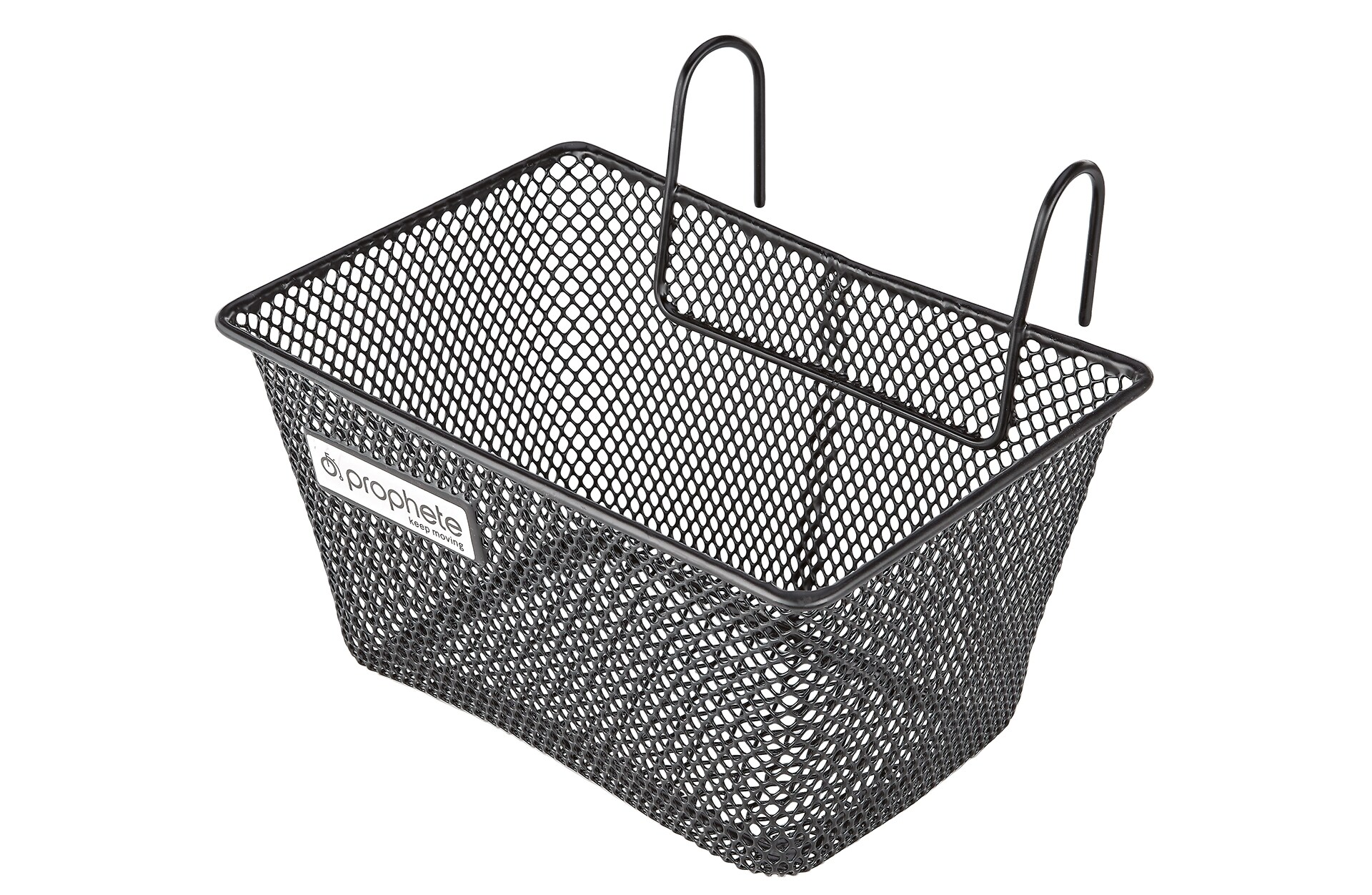 Kinder Fahrradkorb, werkzeugfreie Lenkermontage, engmaschiges Wabengitter, PE-Kunststoffbeschichtet, Farbe: schwarz - Bild 1