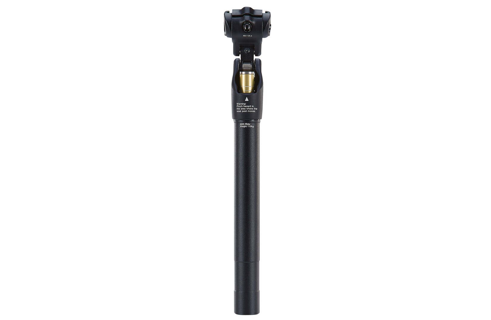 Parallelogramm Sattelstütze, Ø 30,9 mm, 35mm Federweg mit einstellbarer Federung, schwarz