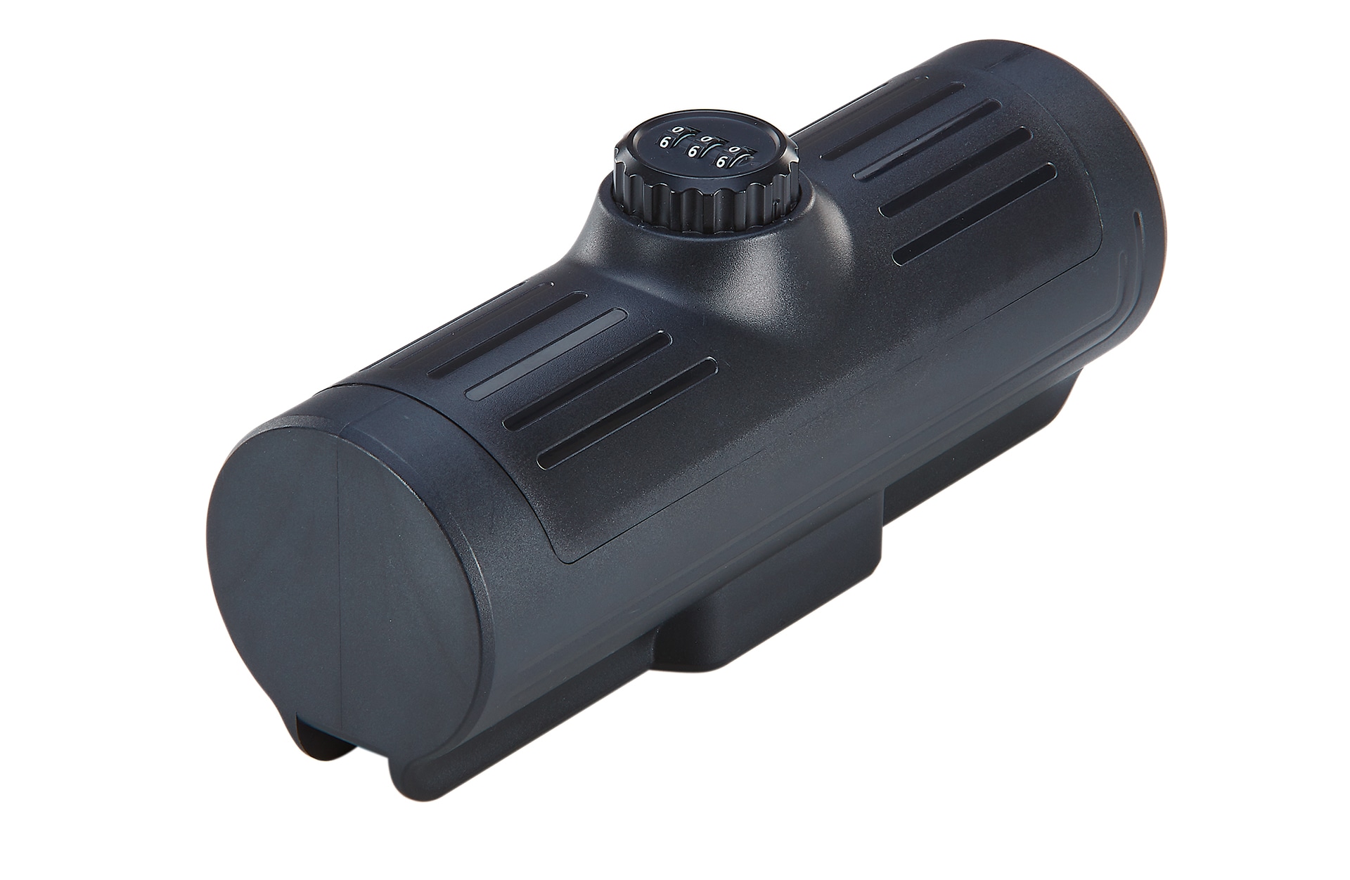 Bike Safe Fahrradbox (smart, zum sicheren Verstauen von Wertgegenst&auml;nden, integriertes Zahlenschloss (3-Fach-Kombination), Ma&szlig;e: 234 x 89 x 76 mm (BxHxT), Farbe: schwarz - Bild 1