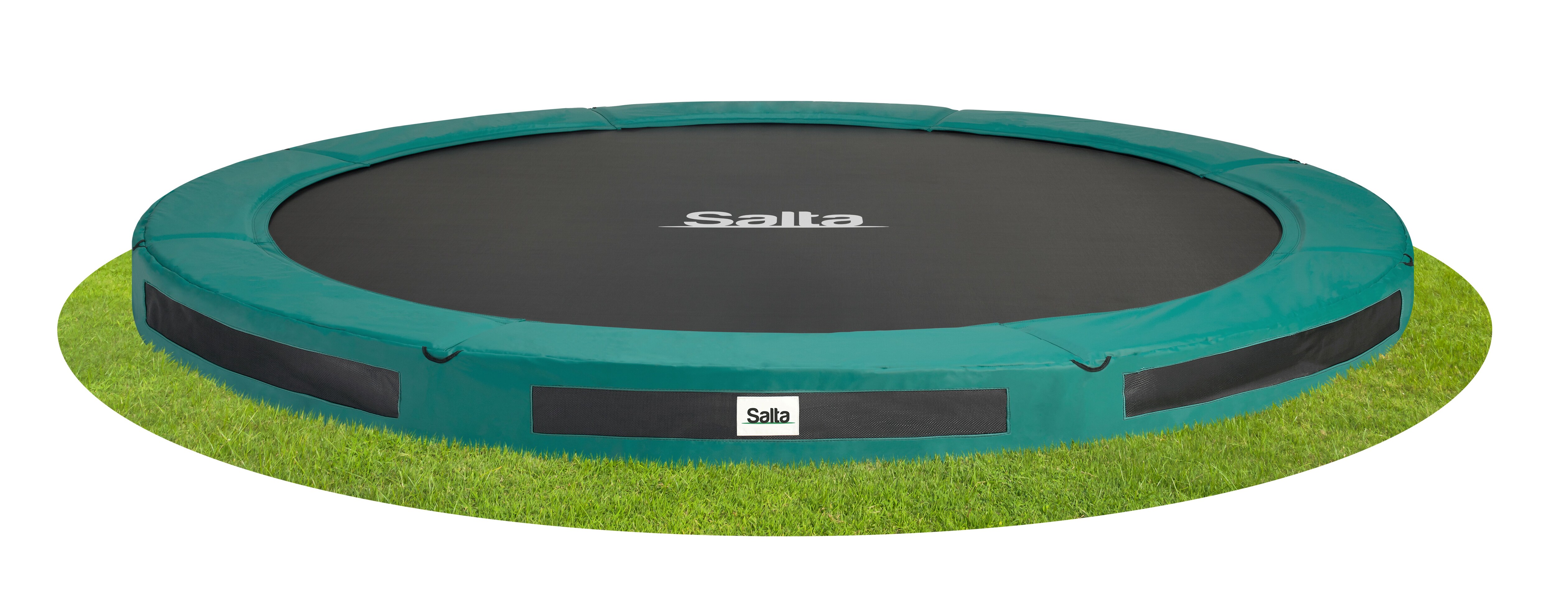 Salta Bodentrampolin Premium Ground Sports - rund - &Oslash;251 cm - Gr&uuml;n - Bild 1