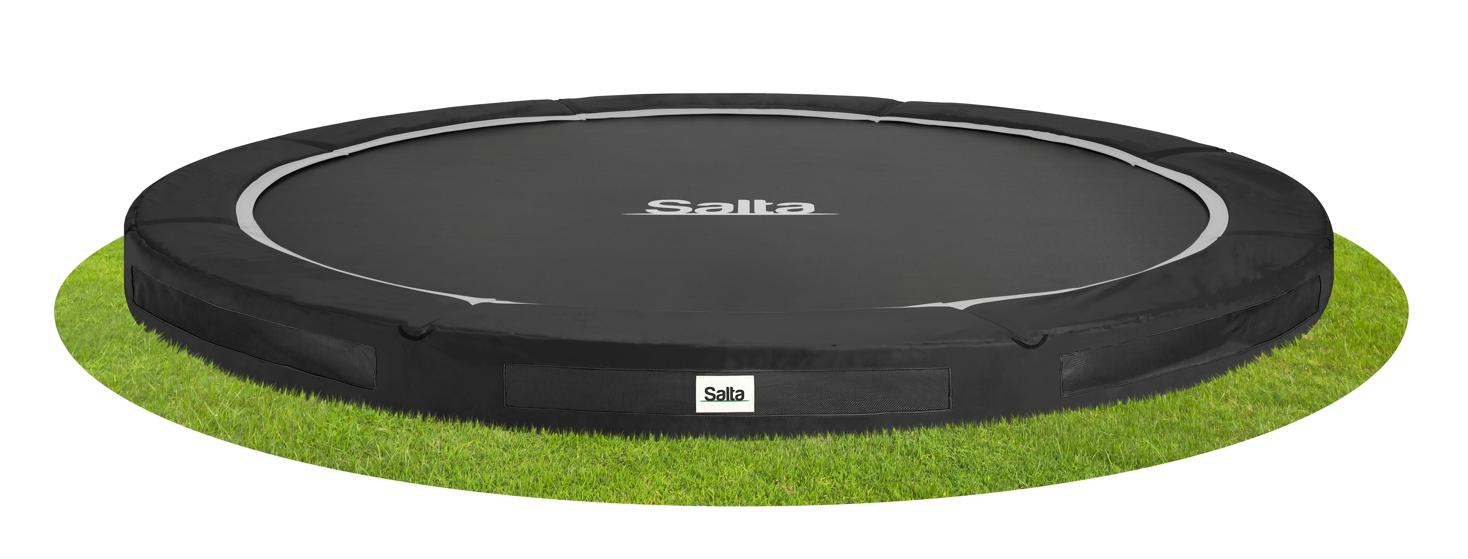 Salta Premium Bodentrampolin Ground Sports - rund - &Oslash;305 cm - Schwarz - Bild 1
