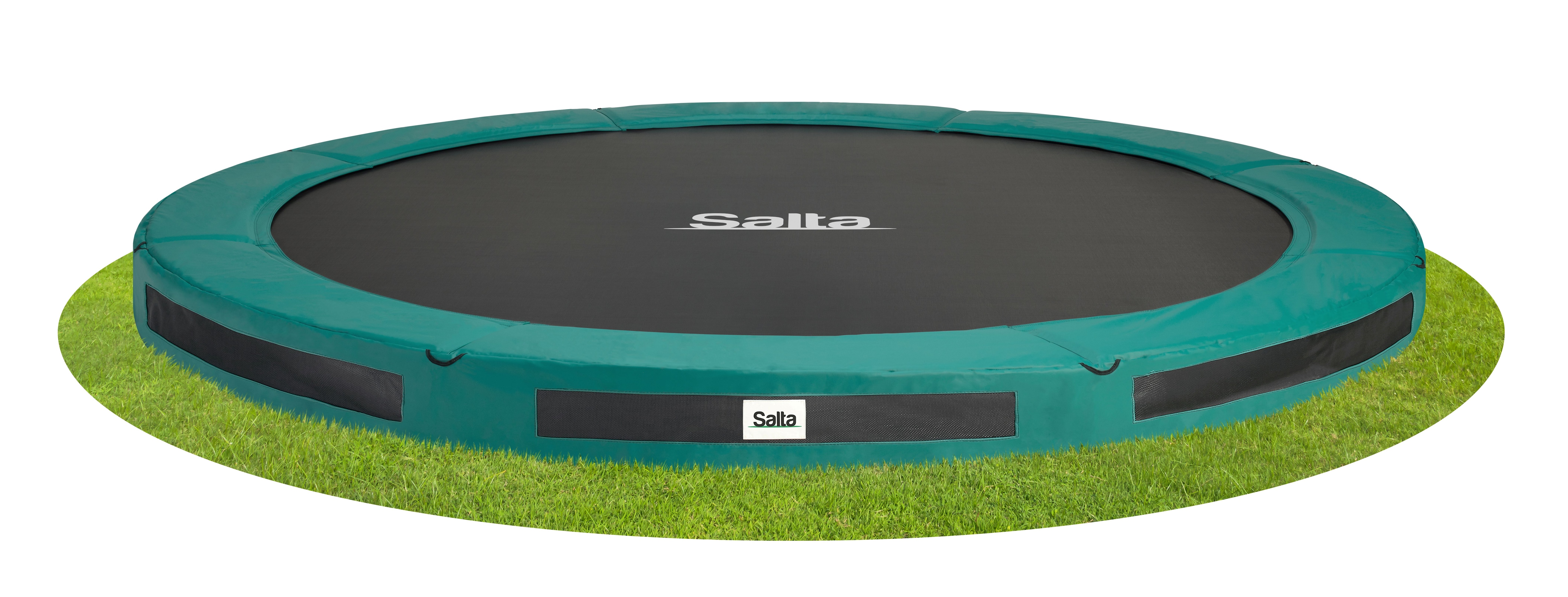 Salta Bodentrampolin Premium Ground Sports - rund - &Oslash;305 cm - Gr&uuml;n - Bild 1