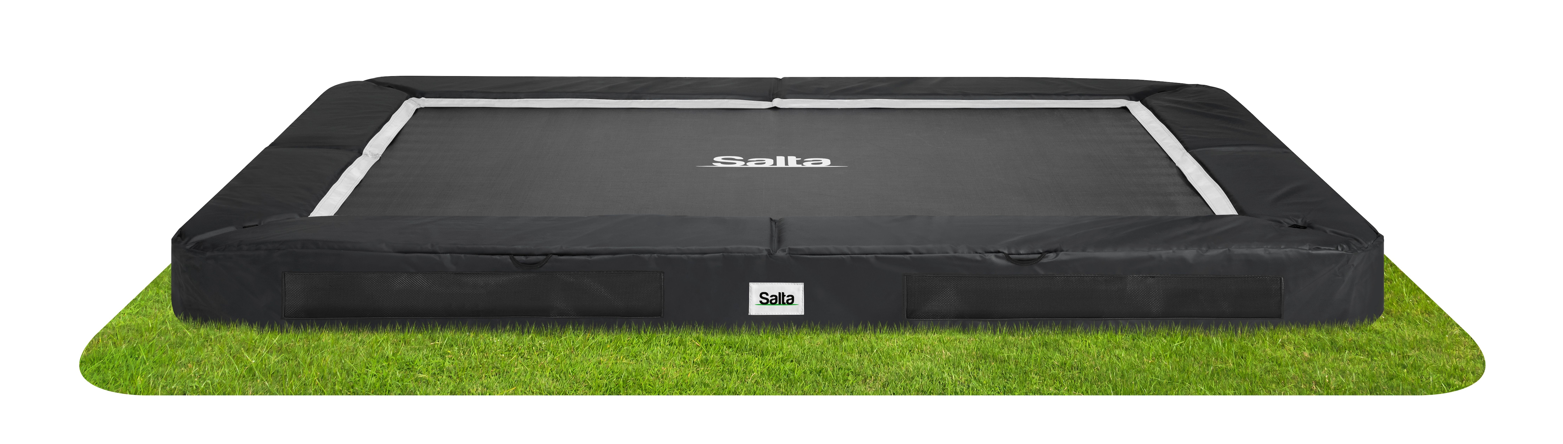 Salta Bodentrampolin Premium Ground Sports  - rechteckig - 305 x 214 cm - Schwarz - Bild 1