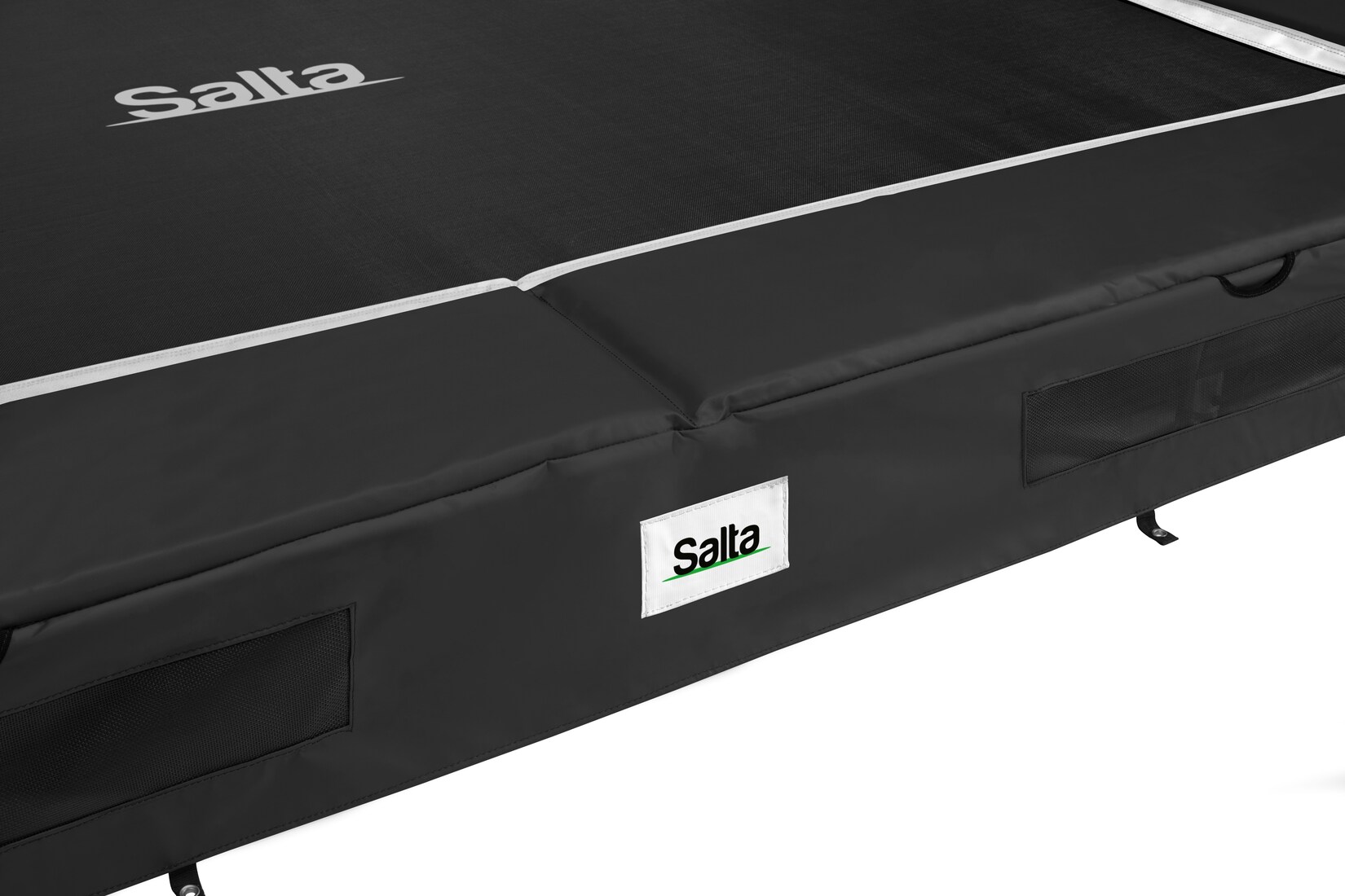 Salta Bodentrampolin Premium Ground Sports - rechteckig - 366 x 244 cm - Schwarz