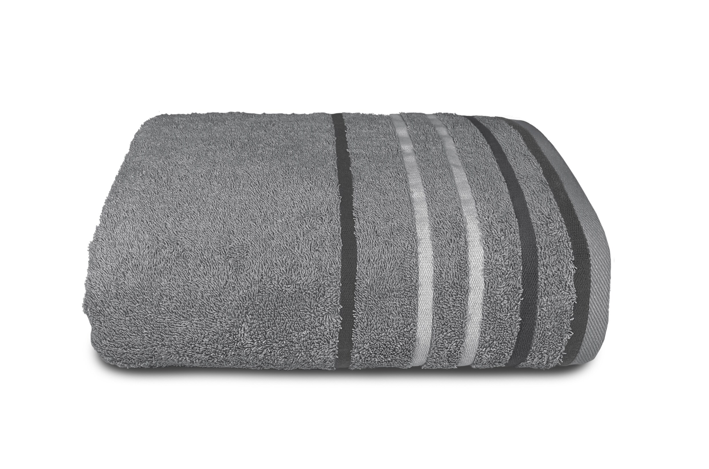 Dekor Duschtuch XXL 100x200cm Anthrazit - Bild 1