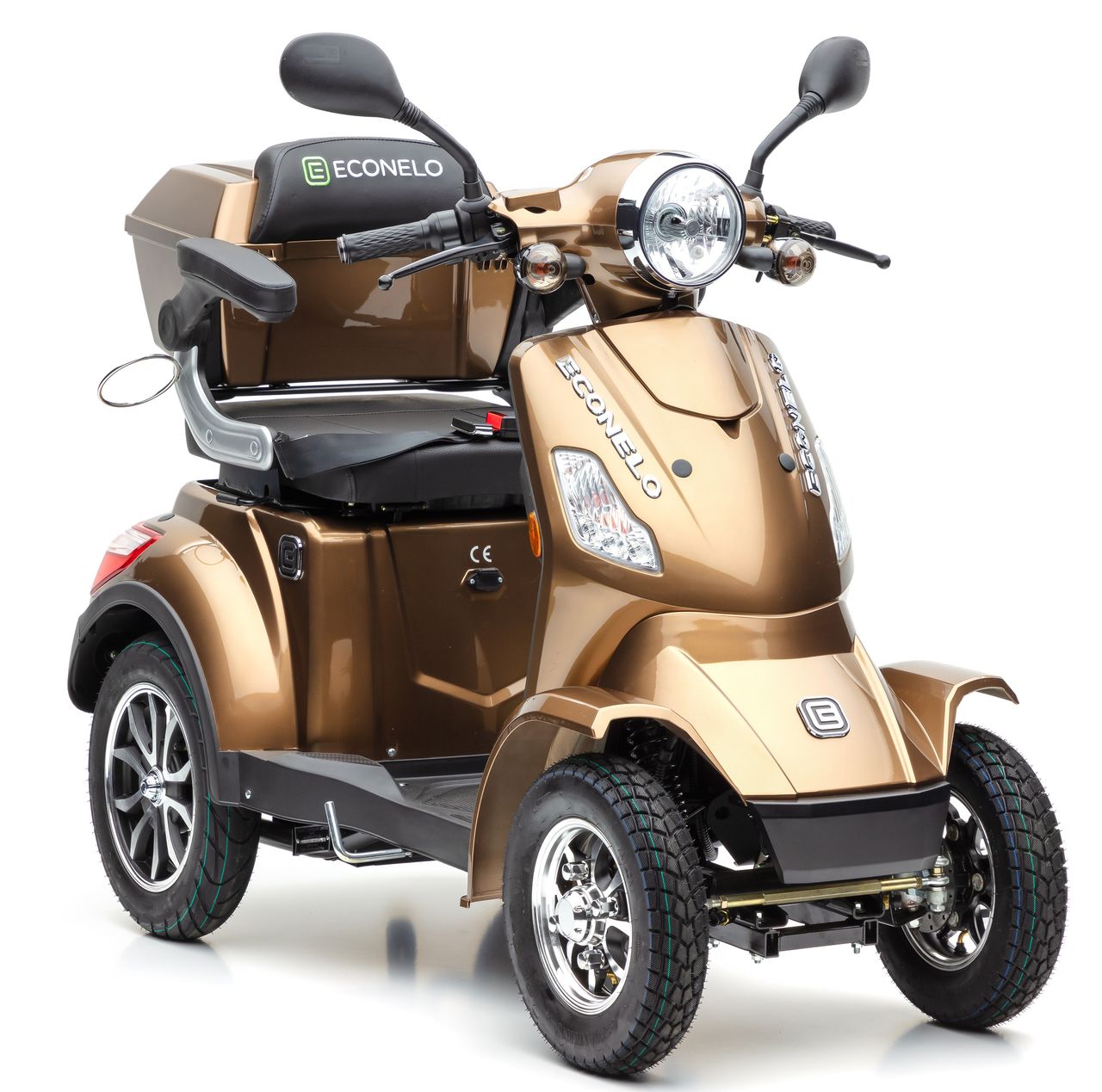 Econelo E-Seniorenmobil Voltrixx, Lithium-Akku, 4-Rad, 1000 Watt, Braun - Bild 1