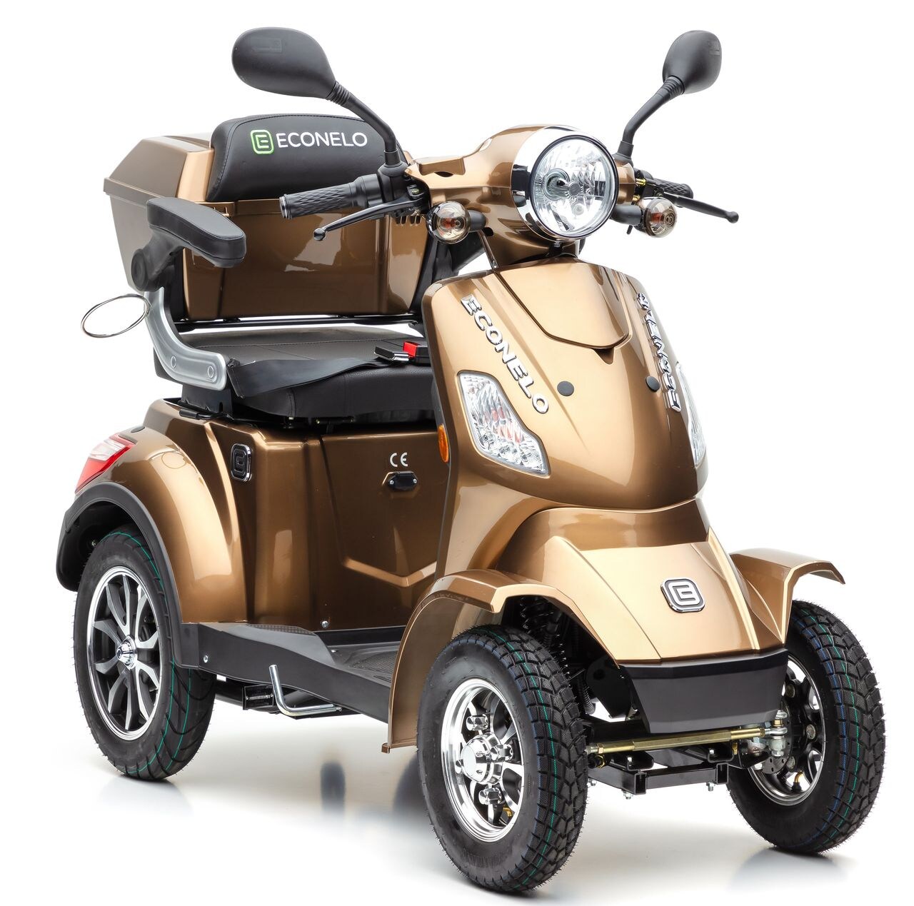 Econelo E-Seniorenmobil Voltrixx, Lithium-Akku, 4-Rad, 1000 Watt, Braun